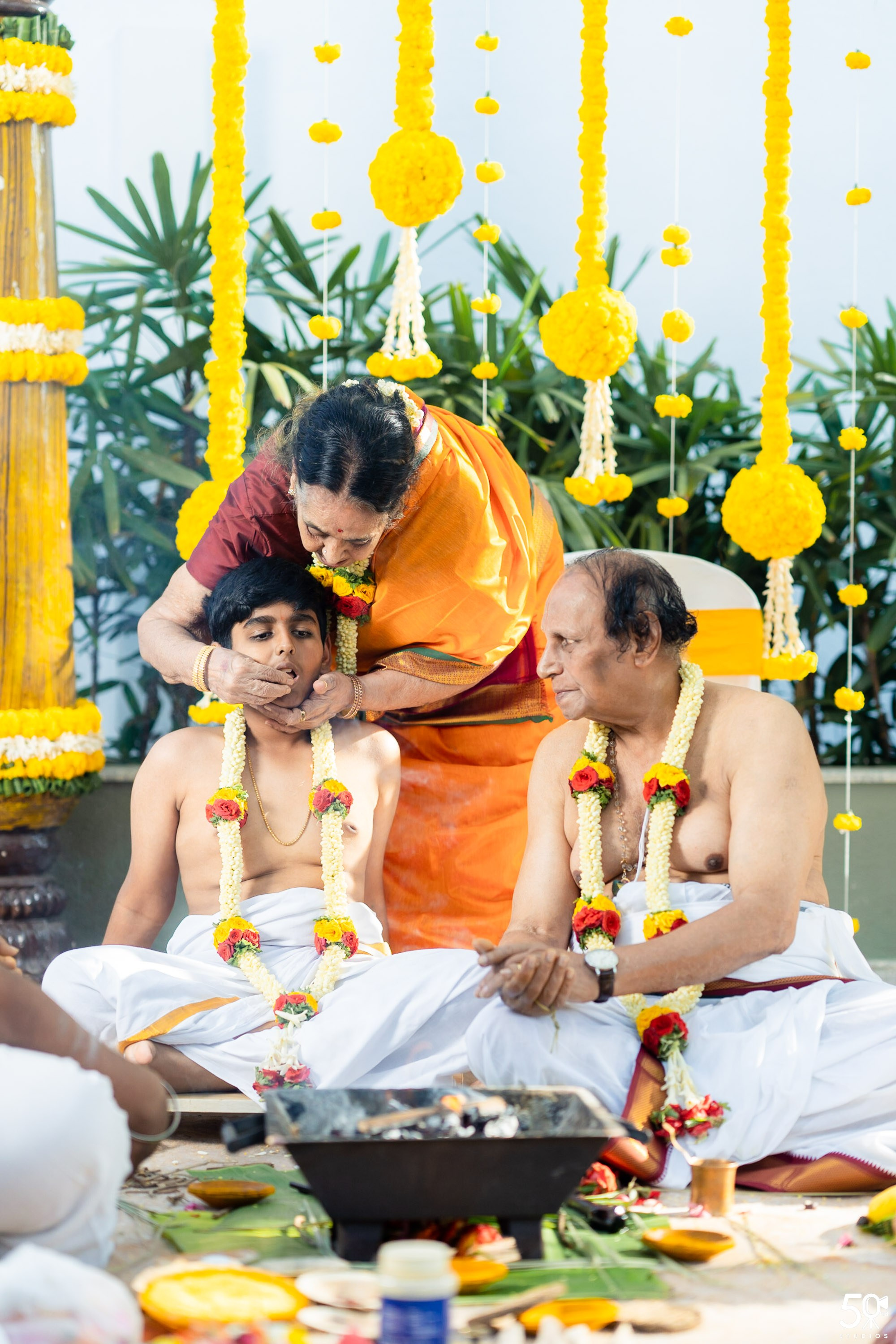 SANJAY AND SAKETH UPANAYANA. 50mm STUDIOS