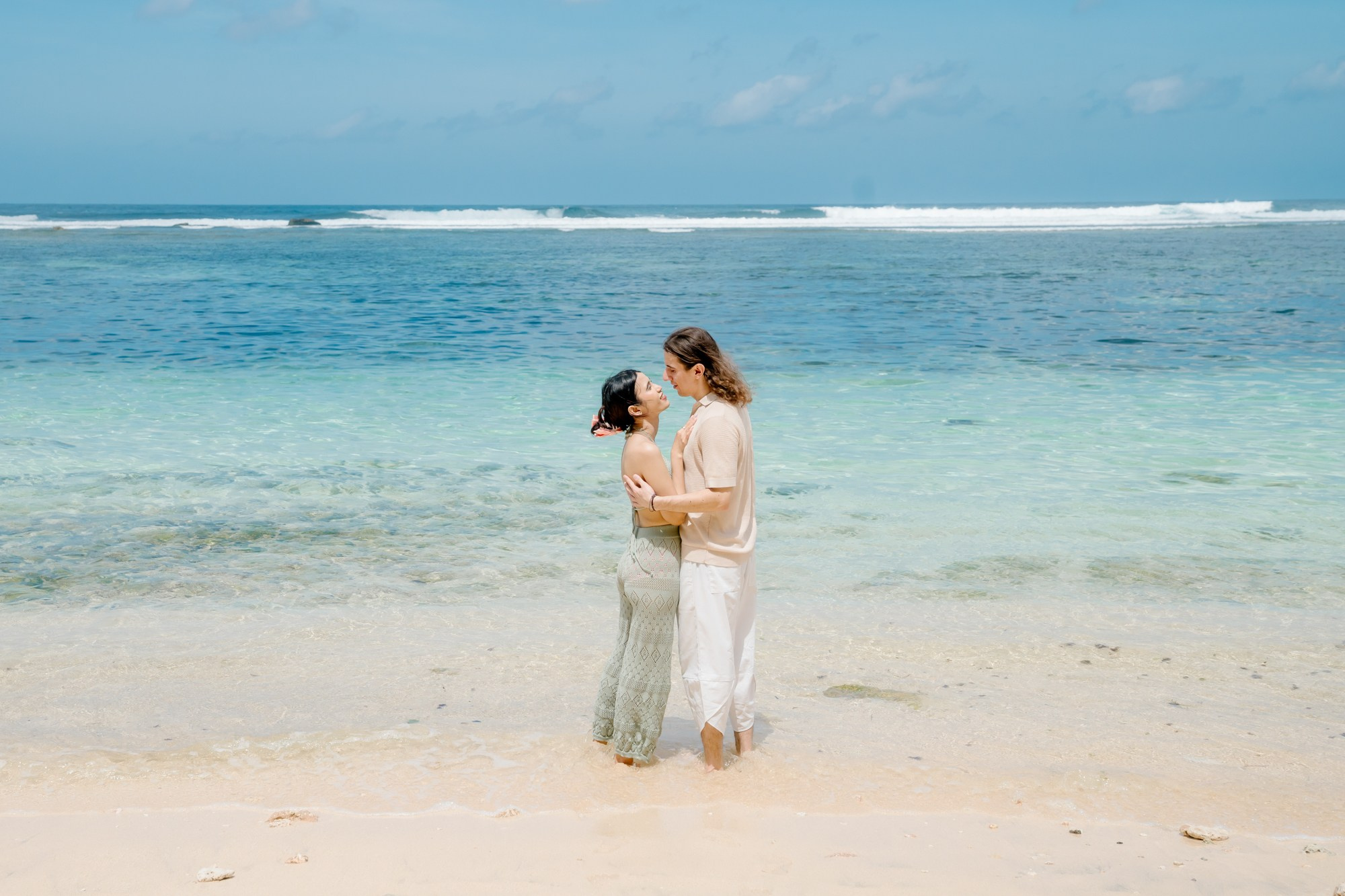 Marriage Proposal in Beach. Female Photographer in Bali