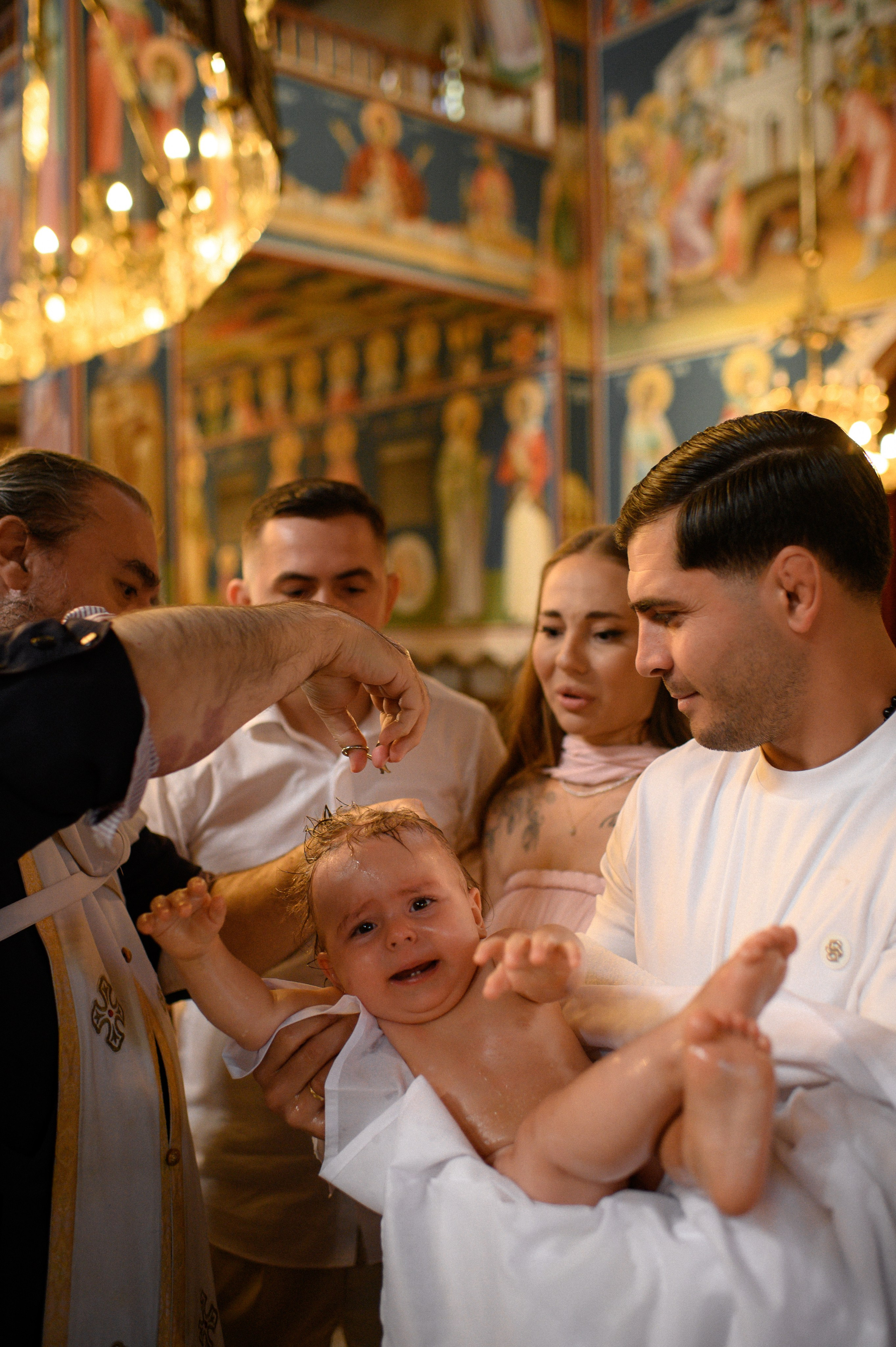 Baptism Aleksandra-Olivia. Family, children, portrait, and event photography in Thessaloniki