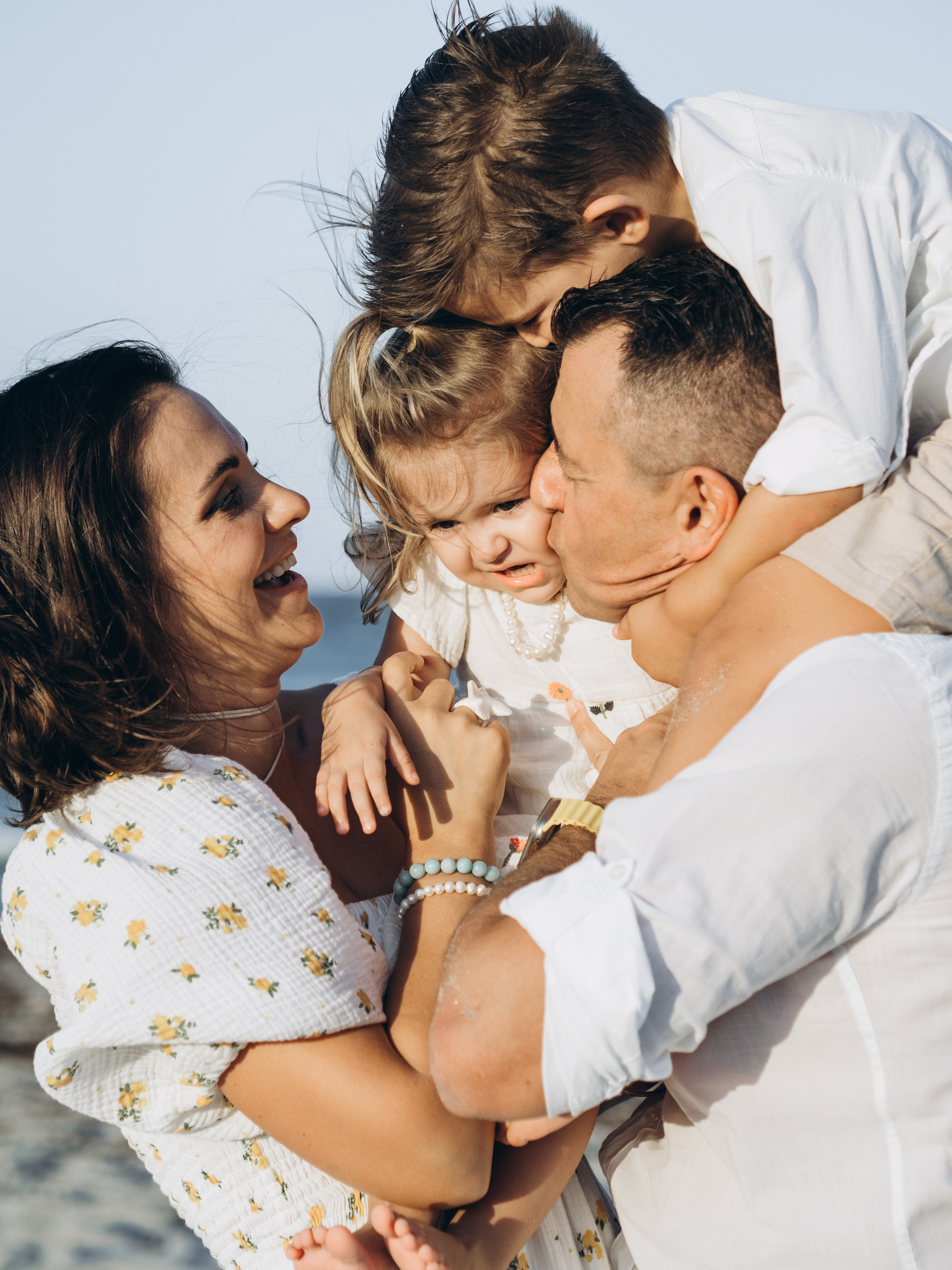 Family. Art photographer Miami