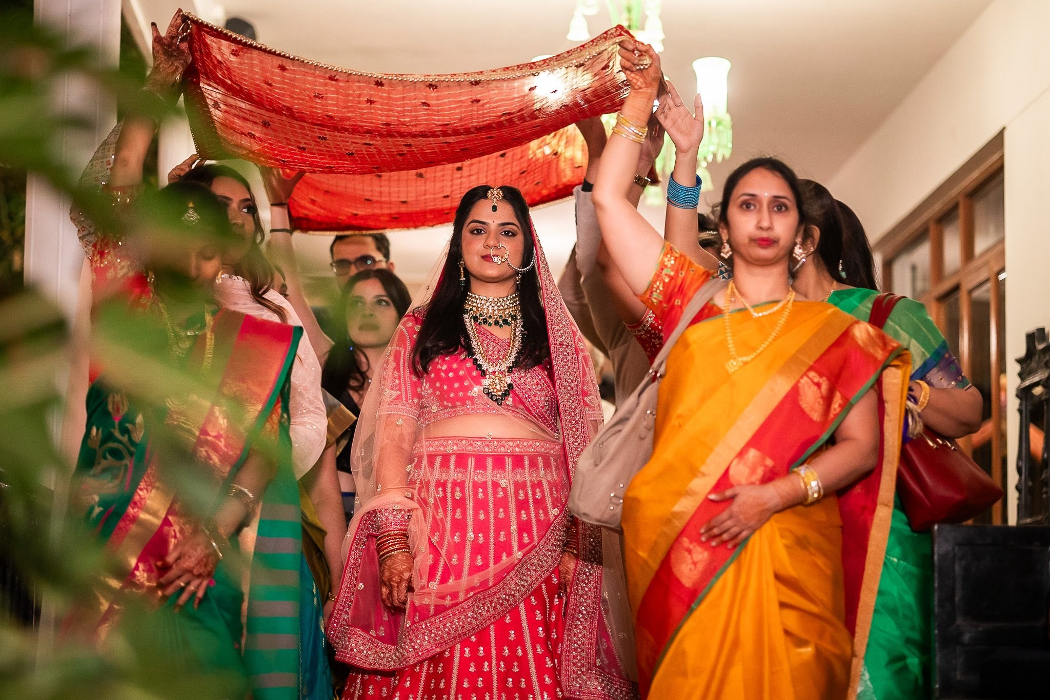 Telugu + Punjabi Fusion Wedding at Le Roma Gardenia resort, Bangalore, India