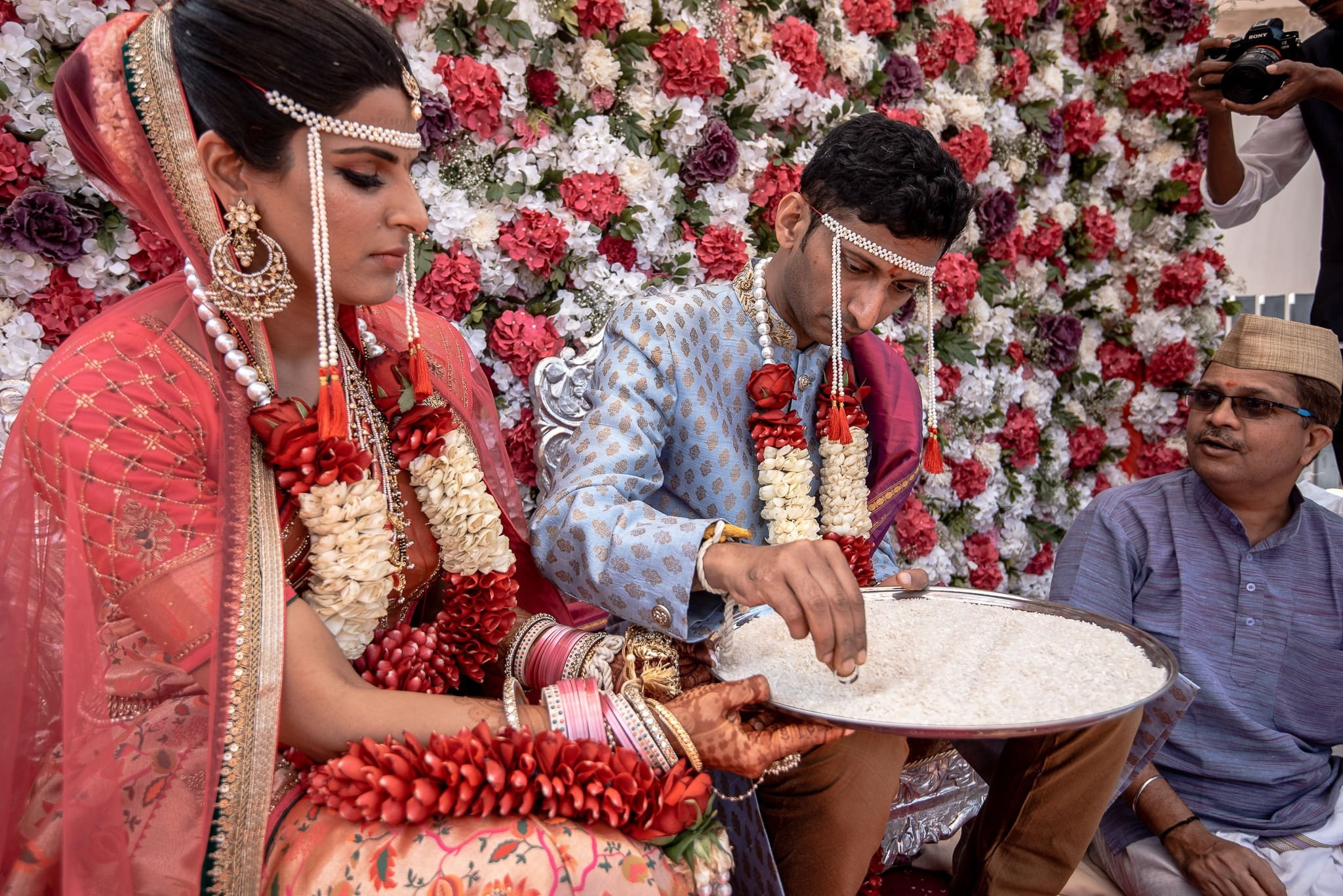 Punjabi + Marathi fusion wedding at New Delhi, India