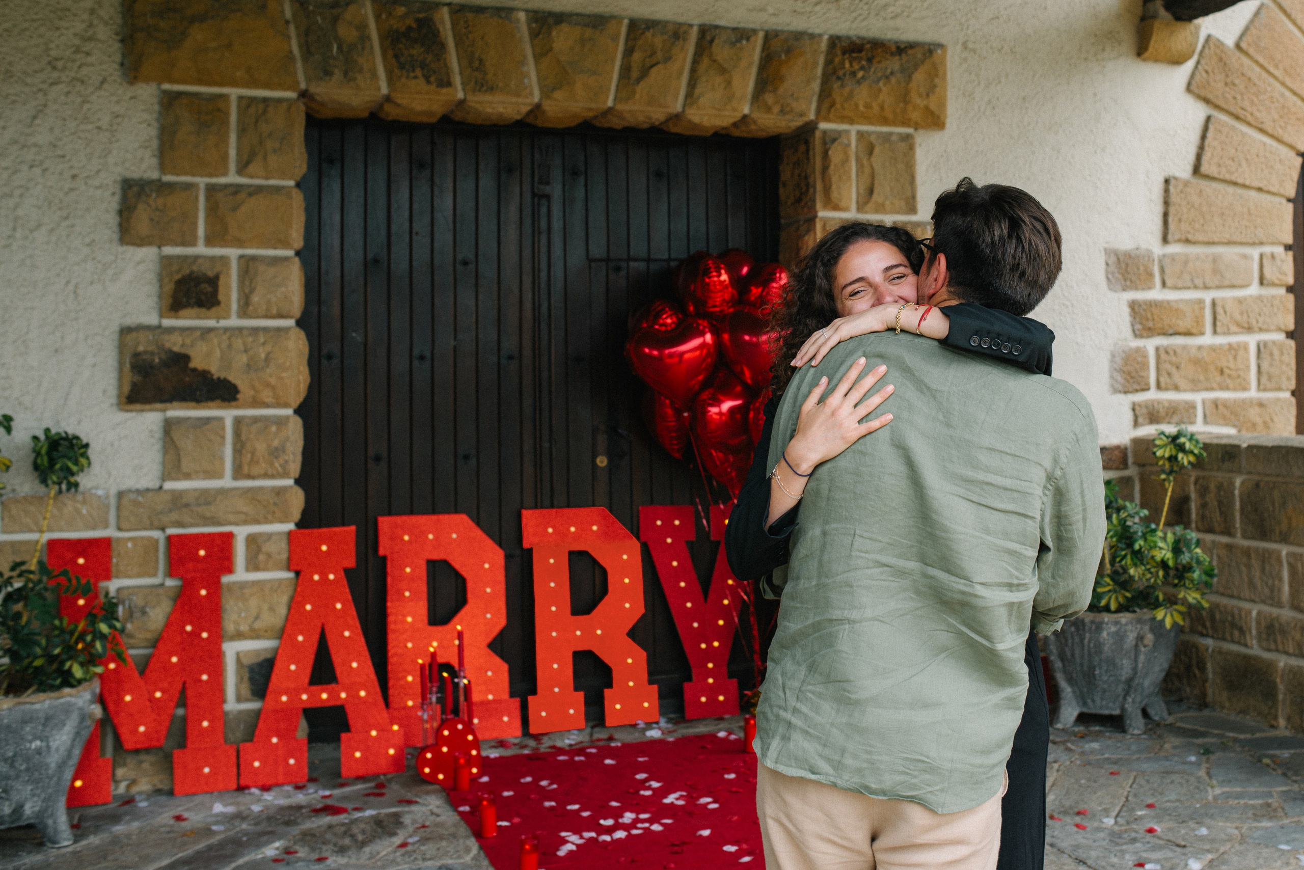 marriage proposal in San-Sebastian