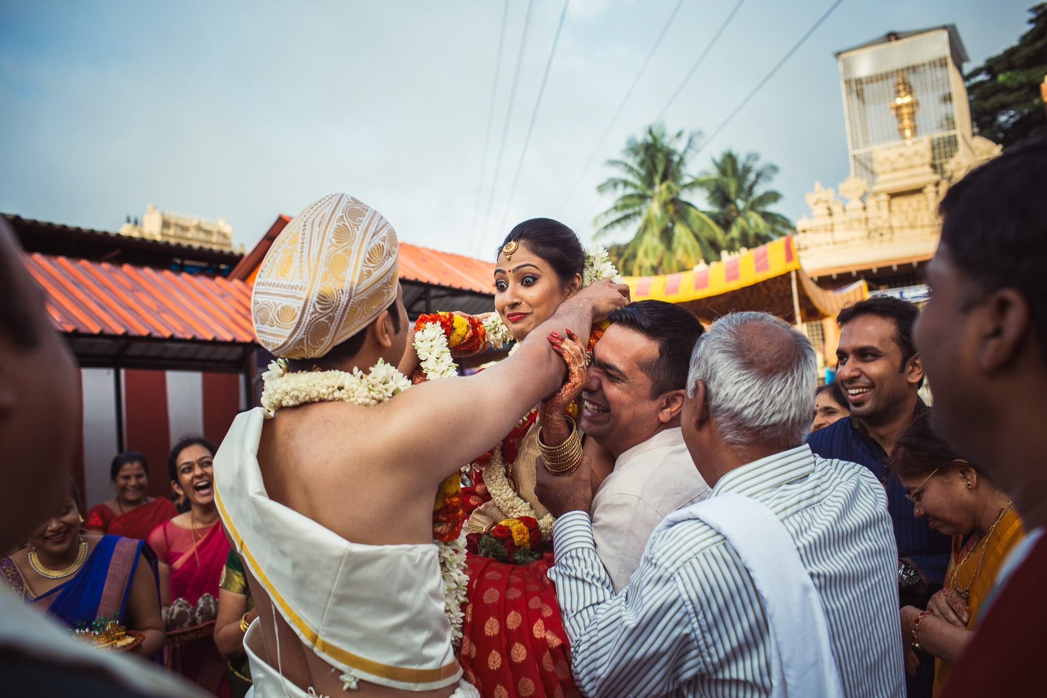 Traditional Kannada Brahmin Temple wedding, JP nagar, Bangalore