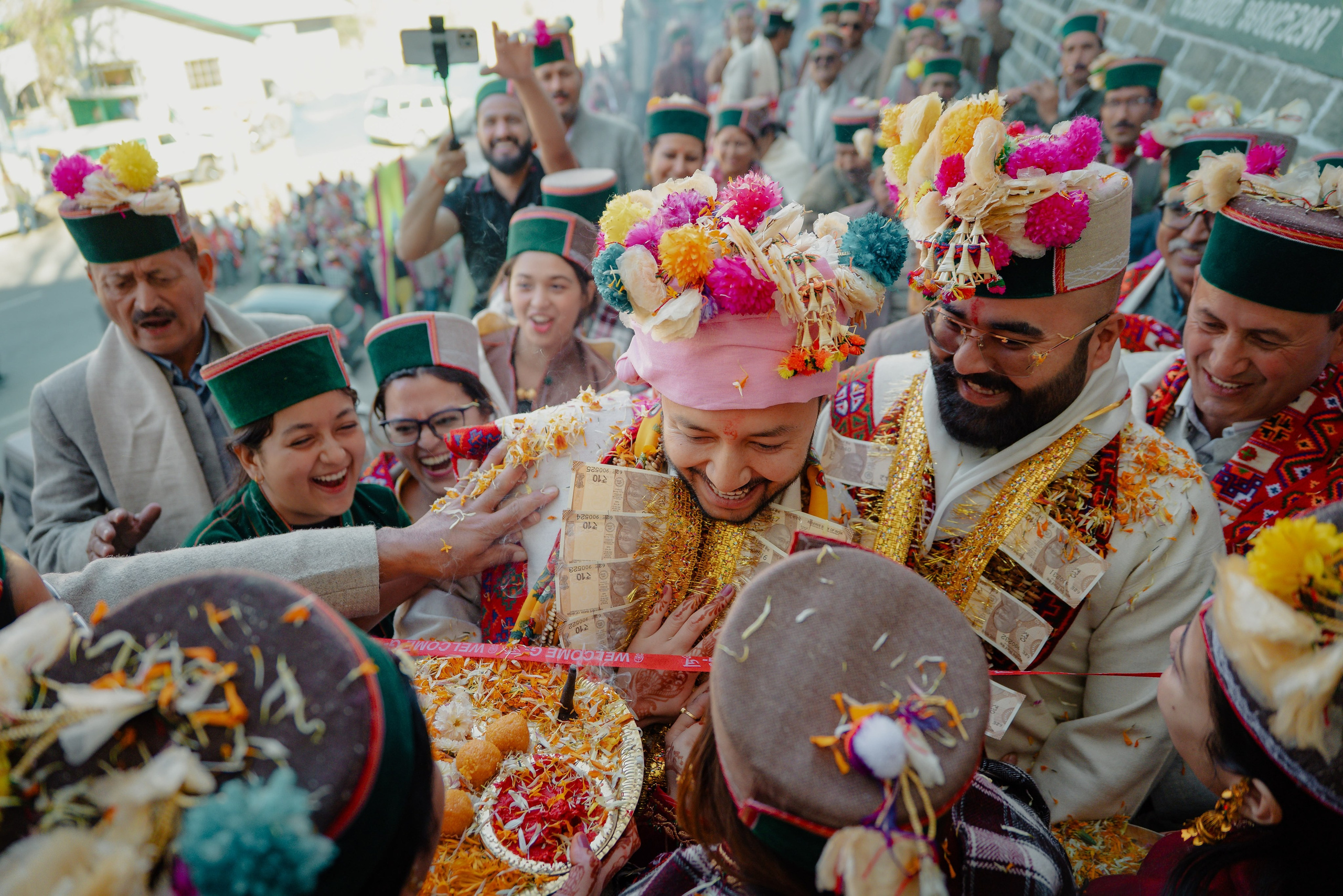 Arti & Akshay. Wedding and Family photographer in india