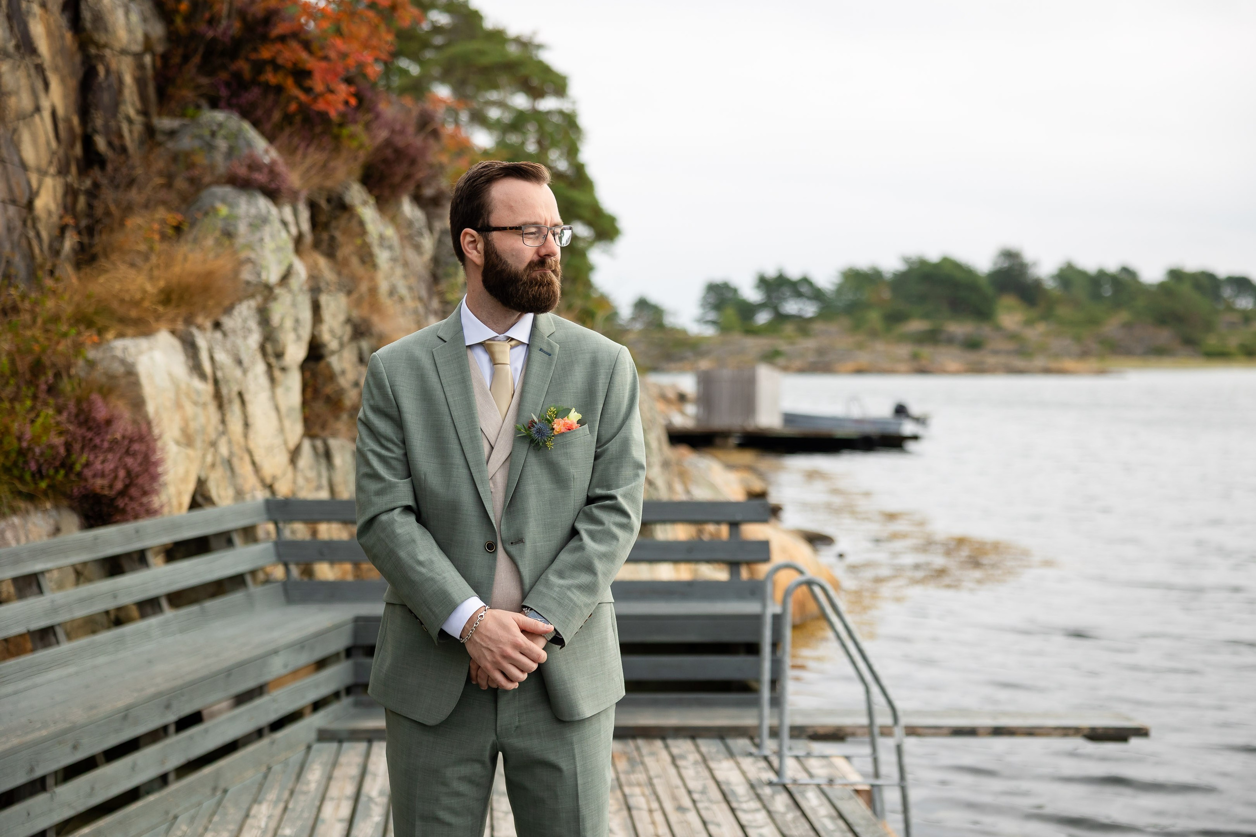 Bryllupsfotografering på Tromøya i Arendal. Bryllupsfotograf i Oslo og Rogaland — Meisal Media