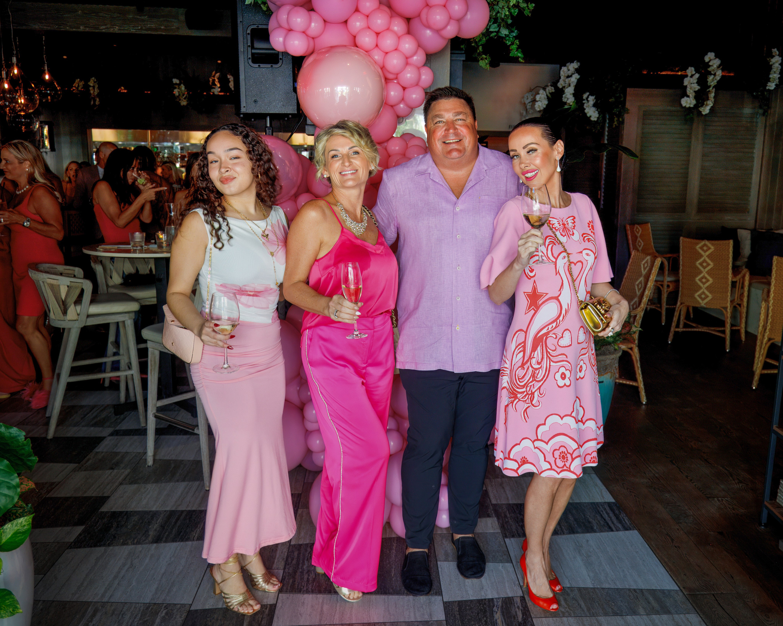 NLM Pink Party for Breast Cancer Awareness at Del Mar. Out and About 239