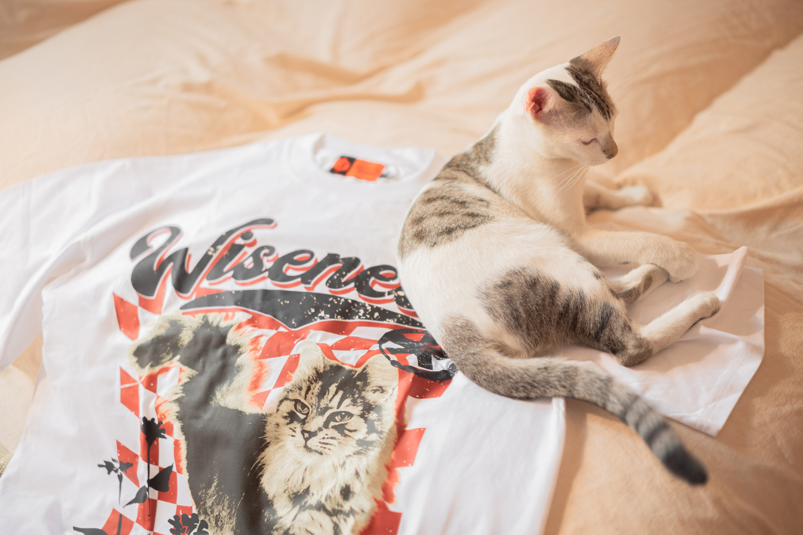 HIGHCLUB Cat Tshirt/ Bag. FINE ART PHOTOGRAPHY