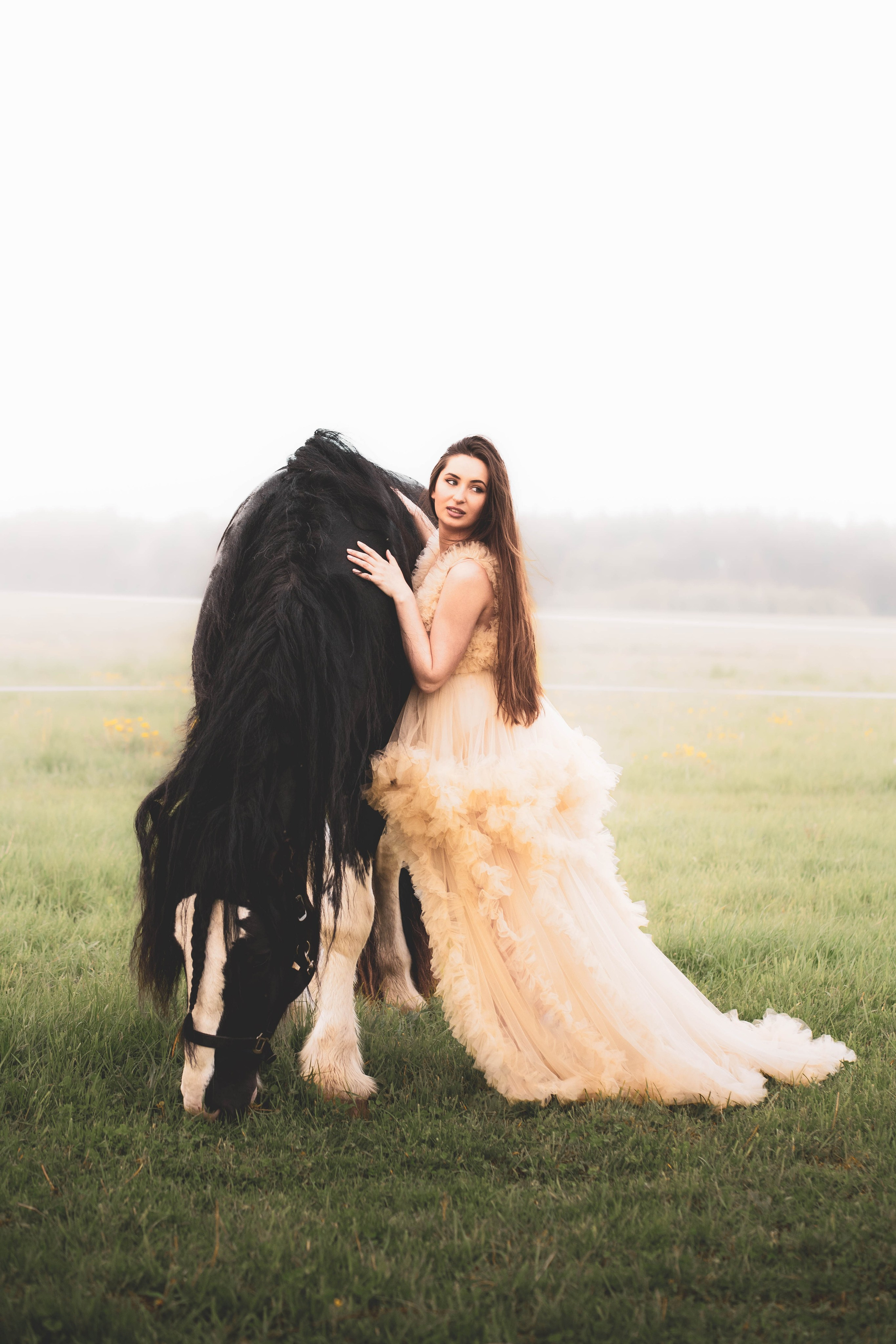 Dominika su žirgu. Fotografija — Olga Bojarin