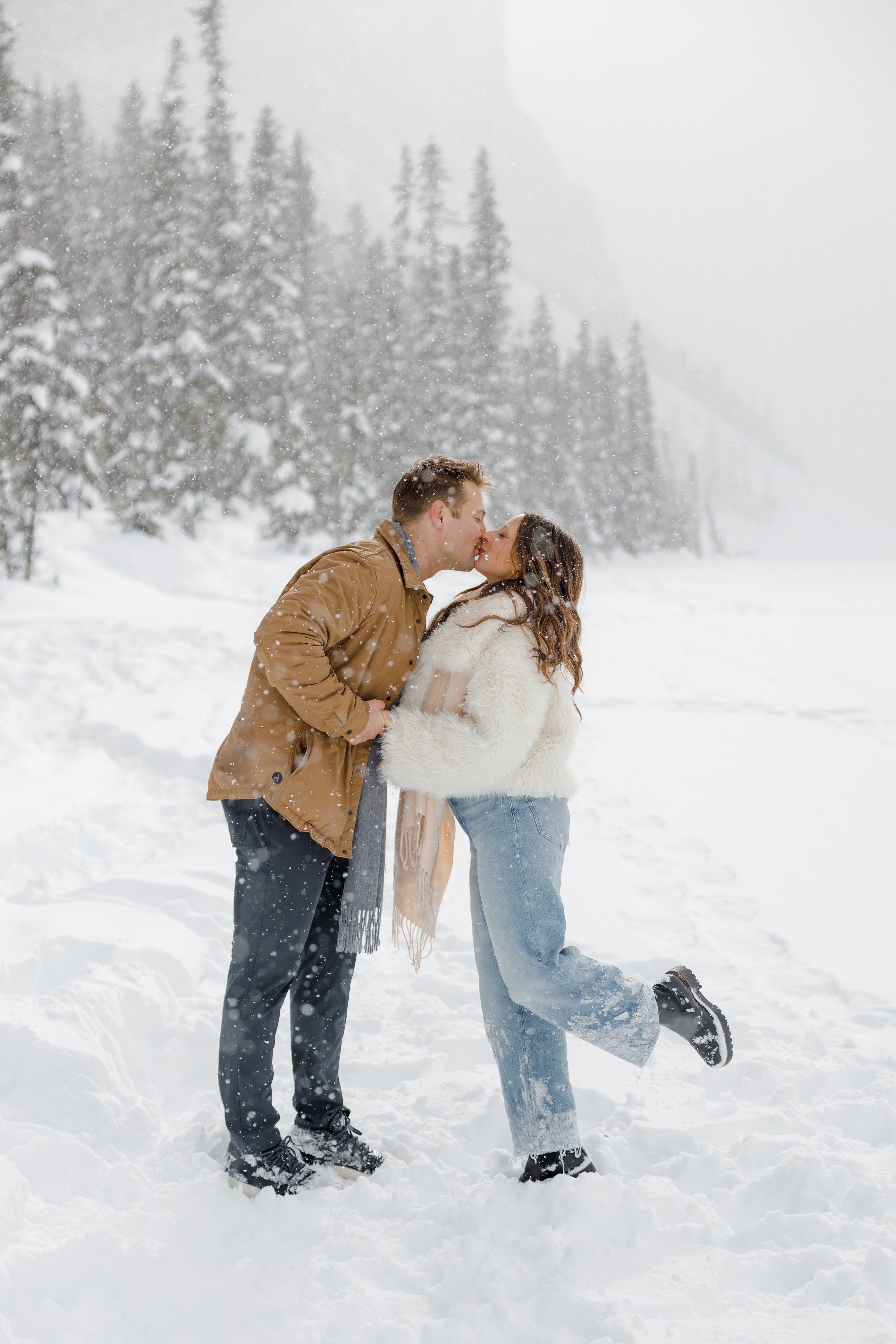 Lake Louise engagement session. Home