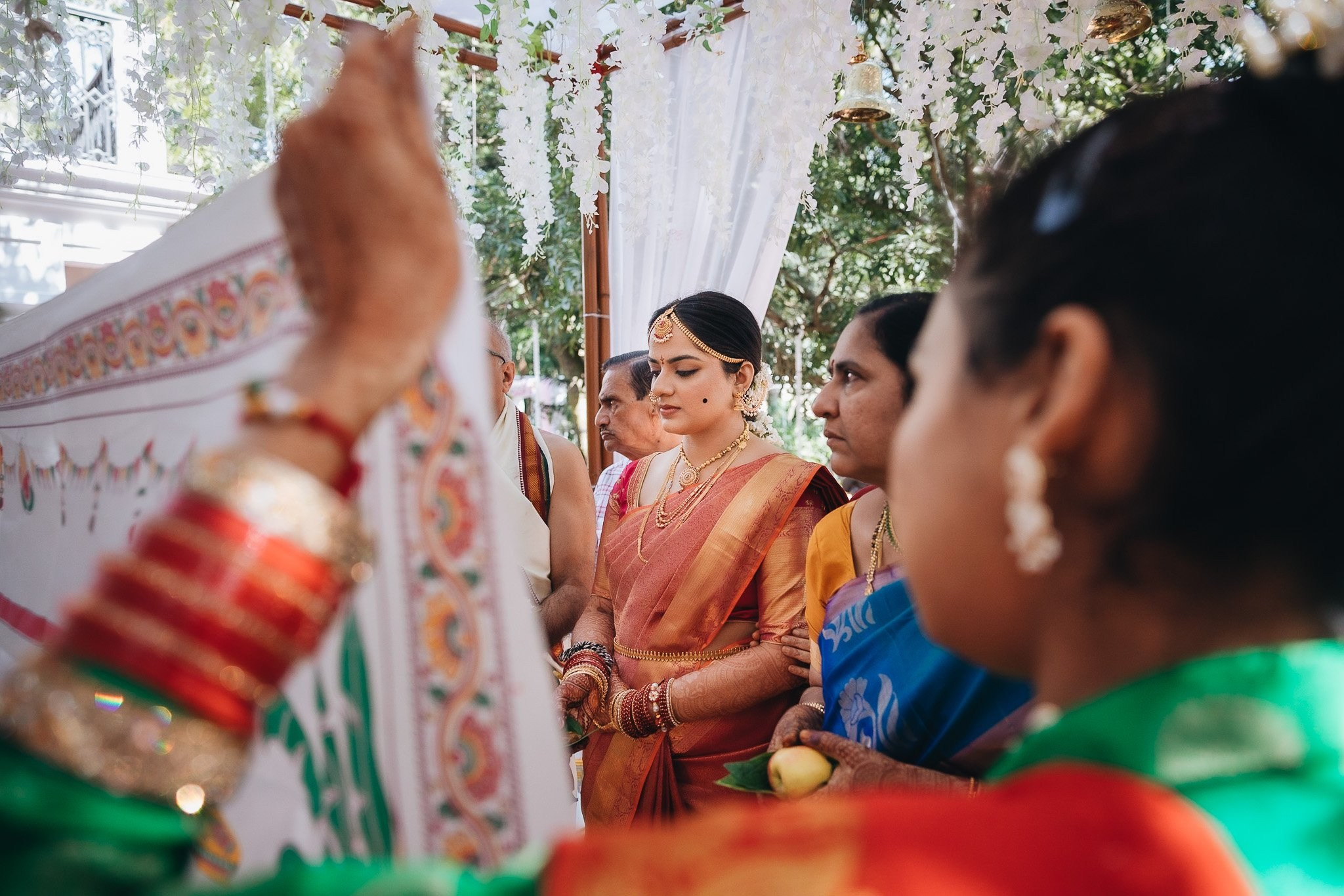 Telugu + Punjabi Fusion Wedding at Le Roma Gardenia resort, Bangalore, India