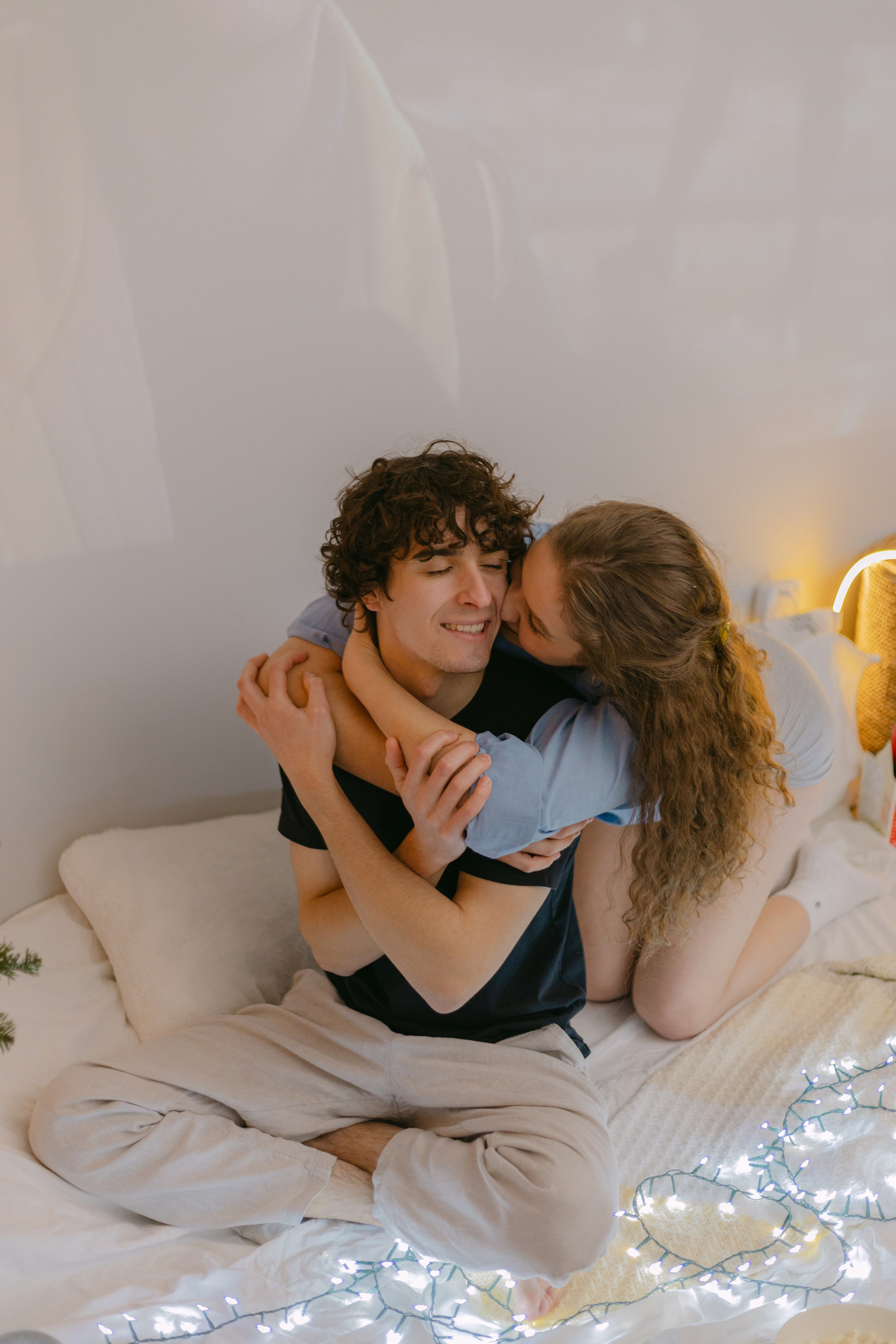 Christmas magic together. Home