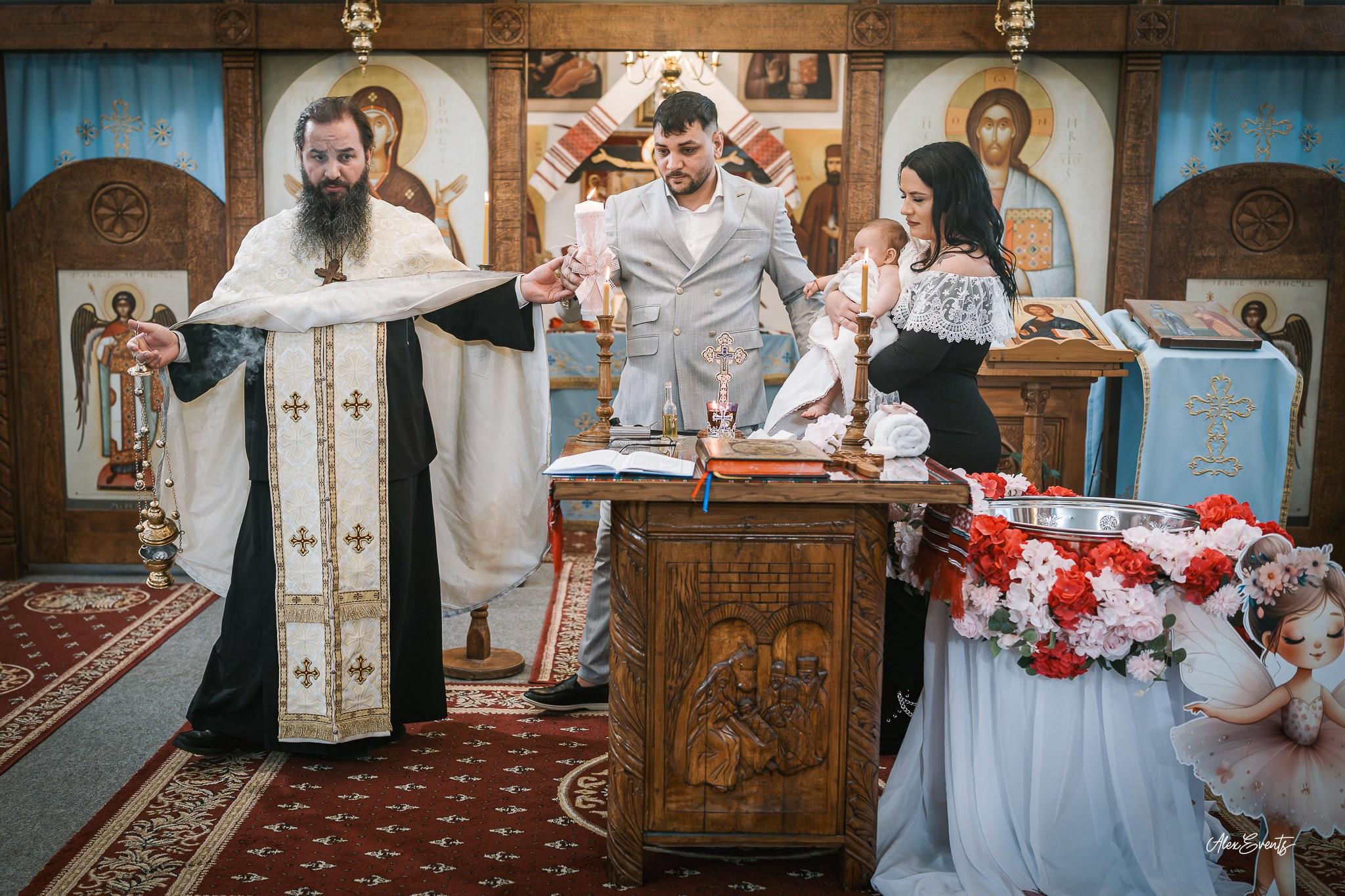 Fotograf Botez Roman Danemarca la biserica romaneasca din Agerbæk| Alex Events. AlexEvents Fotograf / Videograf de evenimente Danemarca DK Horsens, Arhus, Odense, Vejle.Nunta, botez, foto-studio