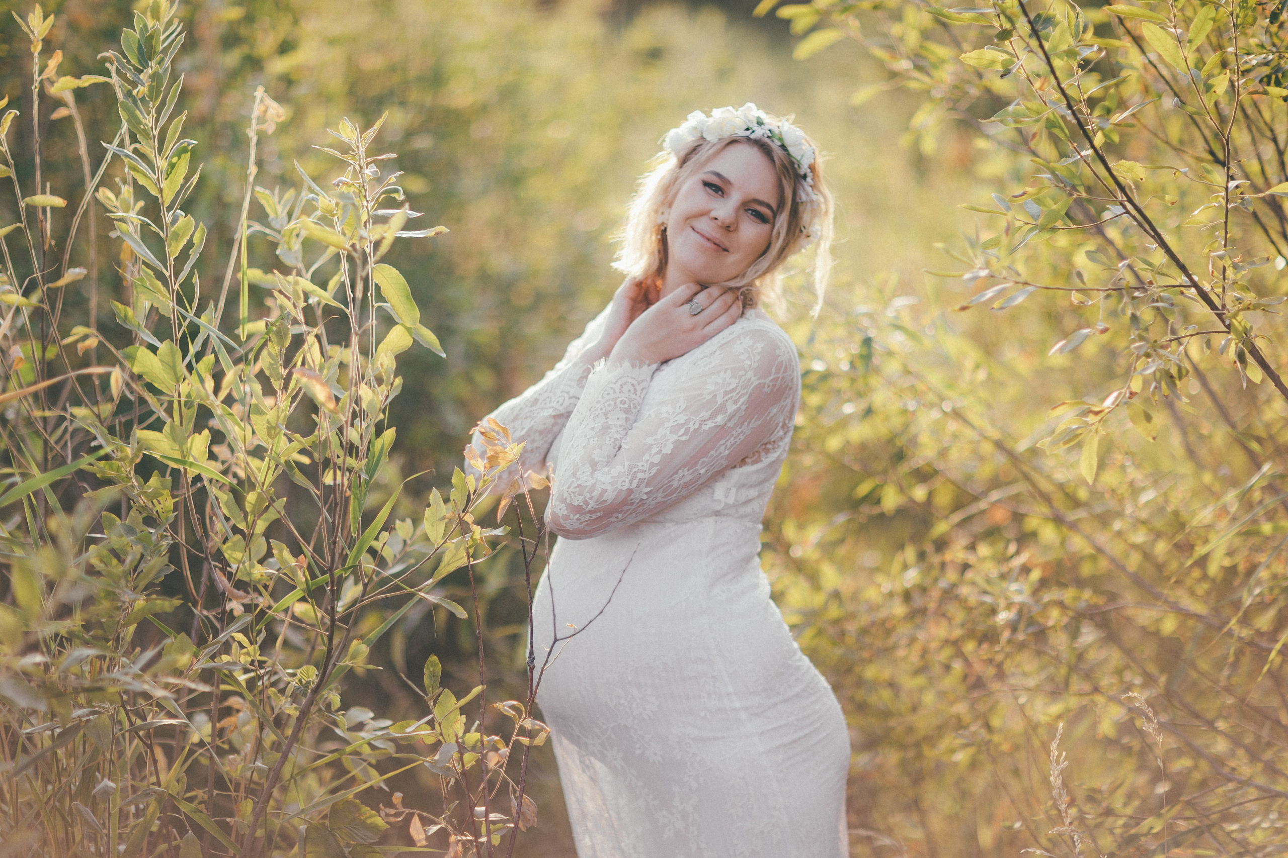 красивая беременяшка