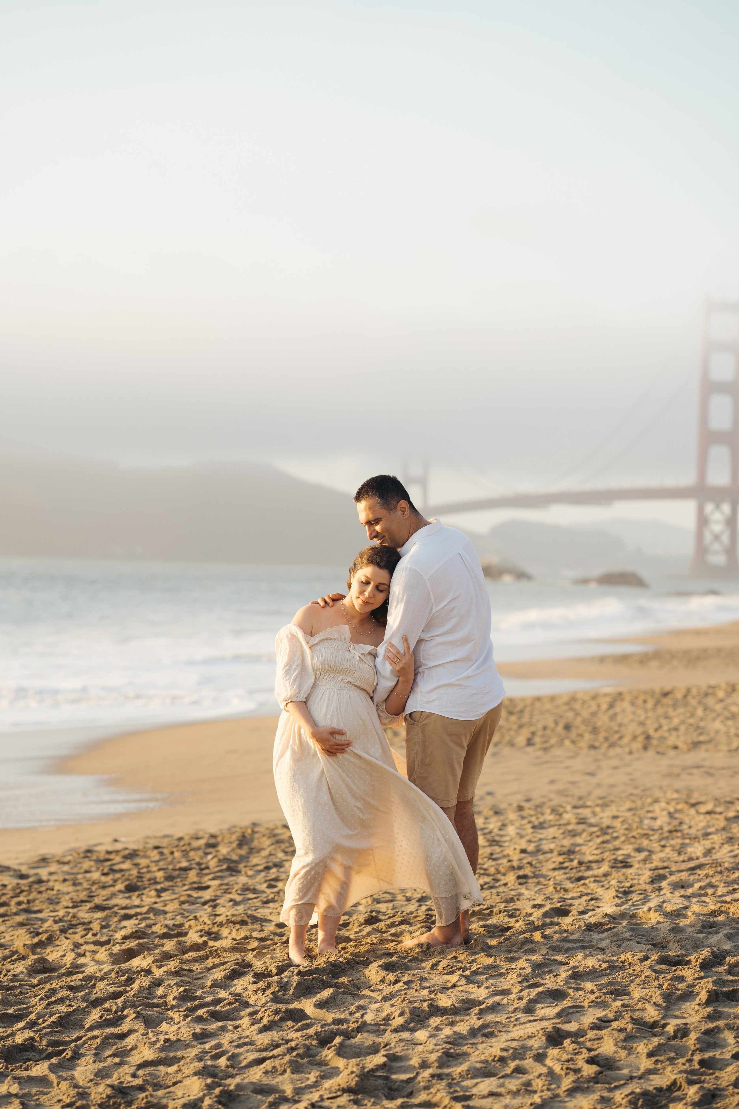 Niloo Maternity Session at Baker Beach. Soulo Photography | San Francisco Bay Area Based Photographer