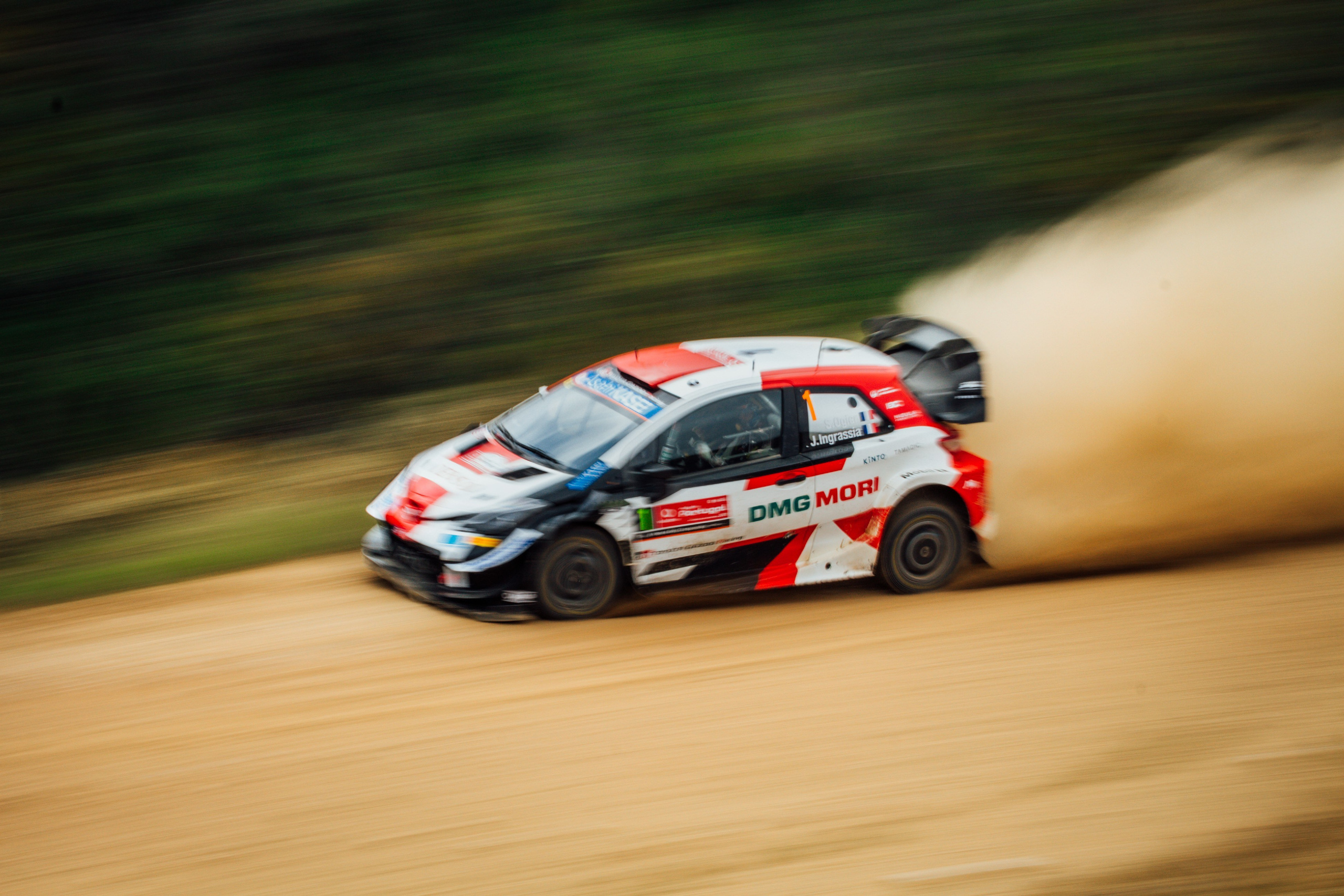 Toyota rally car WRC Portugal