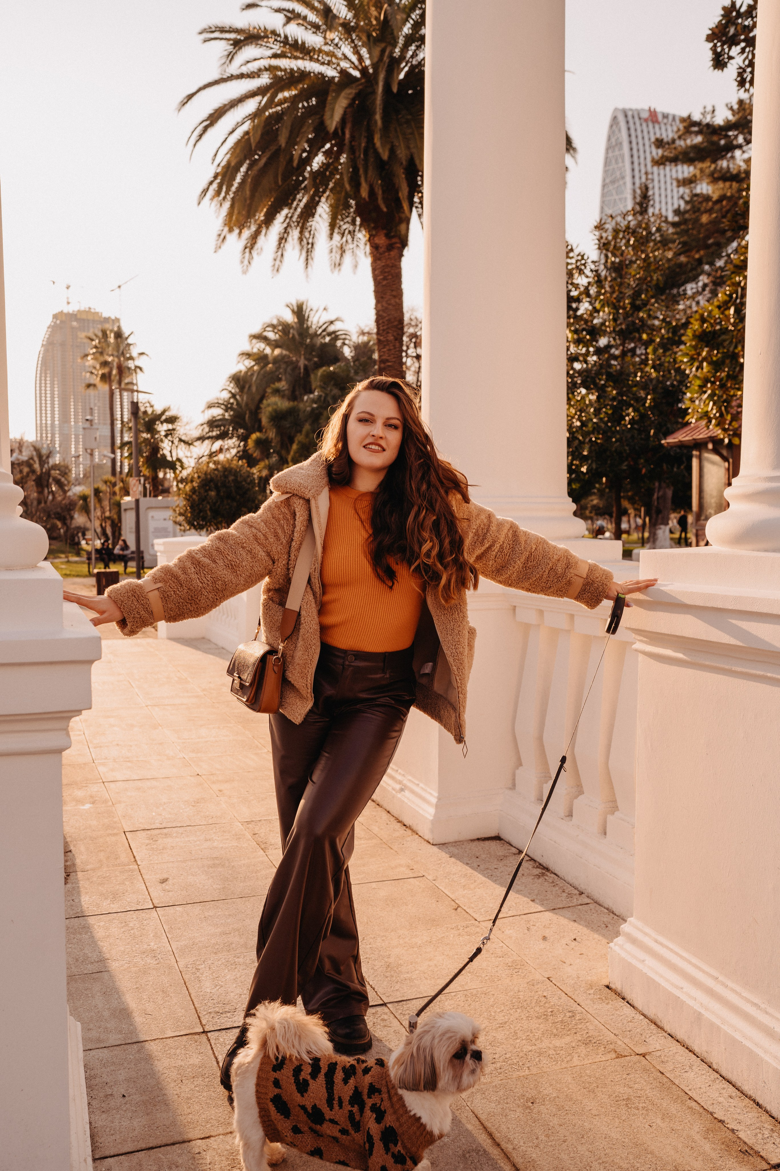 Фотосессия с собакой в Батуми. Портретный и свадебный фотограф в Батуми Валерия Азаренко