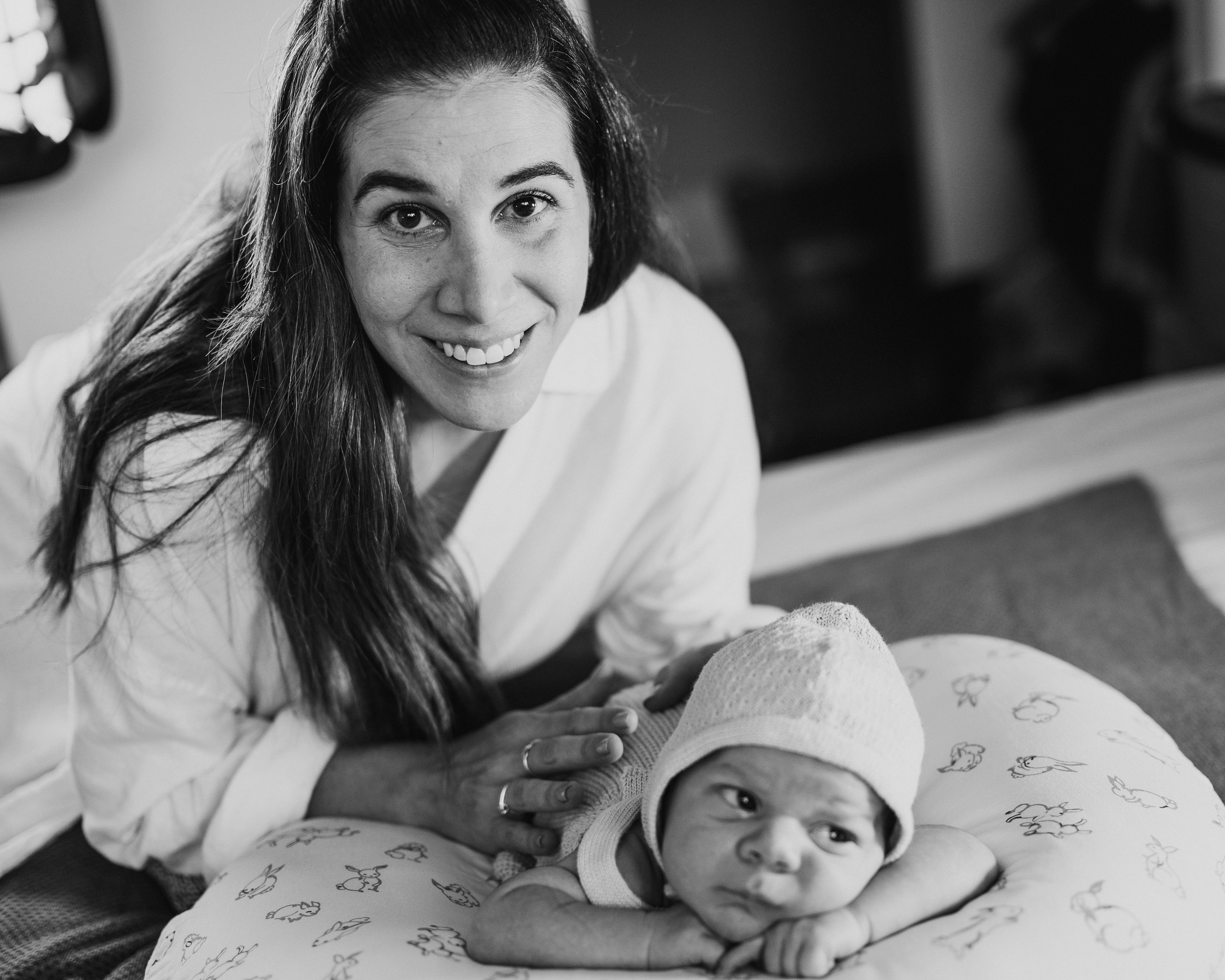 1-month-old baby. Natural and candid photography Jean Santiago
