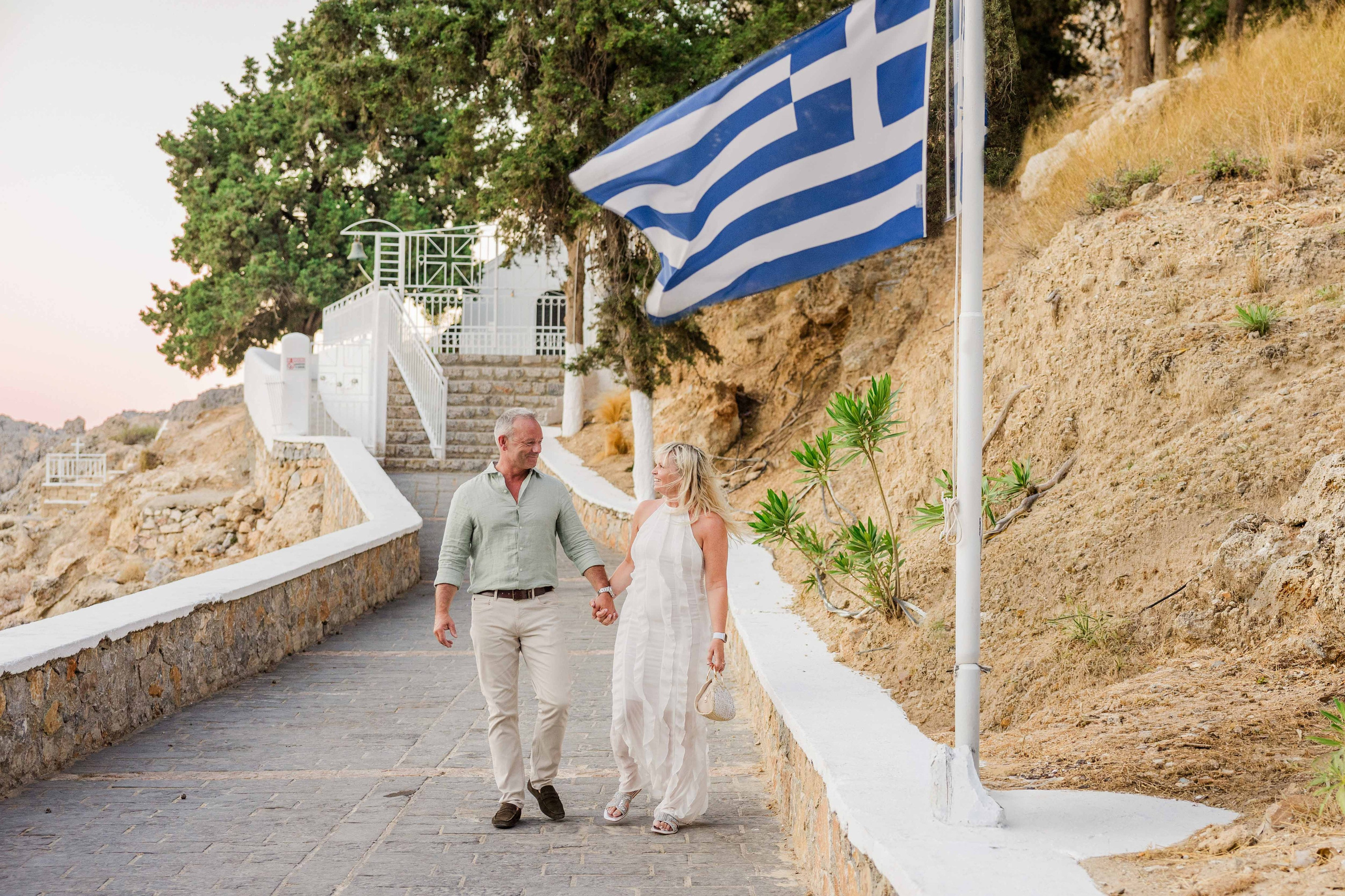 A walk to Lindos with Rob & Louise!. Photography in Rhodes