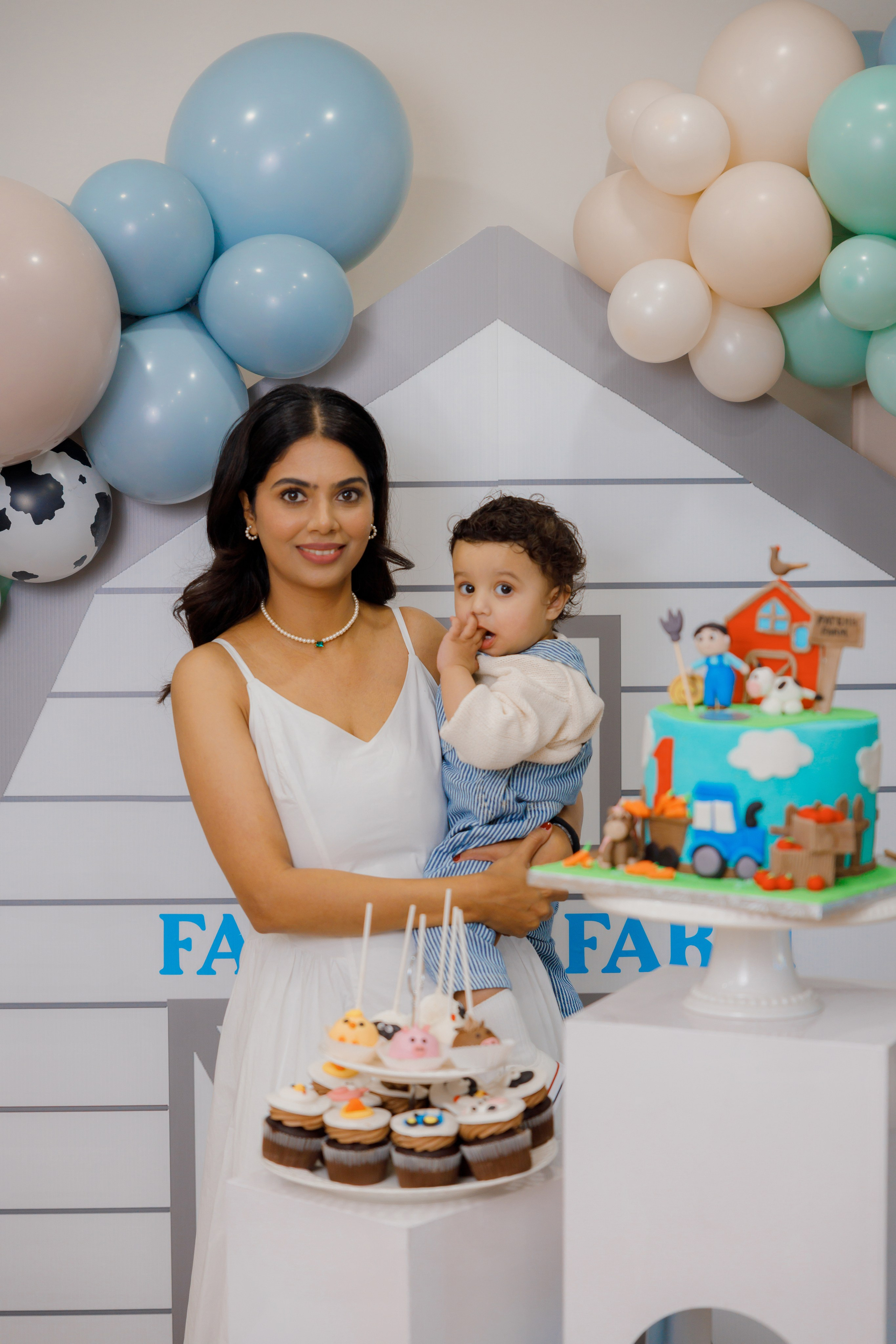 Fateh’s 1st birthday. Home
