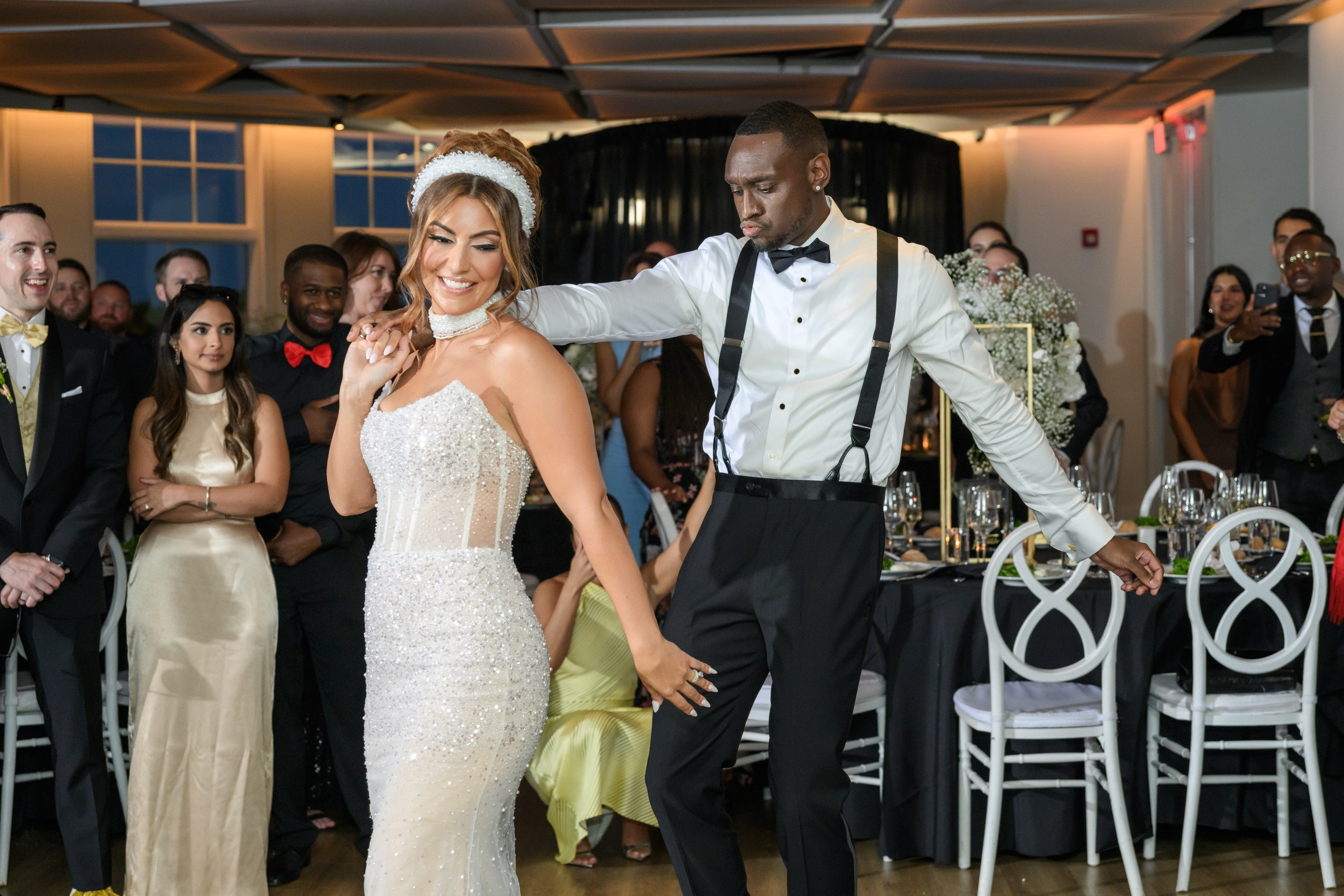 Briana & Kefim, Maritime Pars, Jersey City, NJ. Wedding Photo & Video