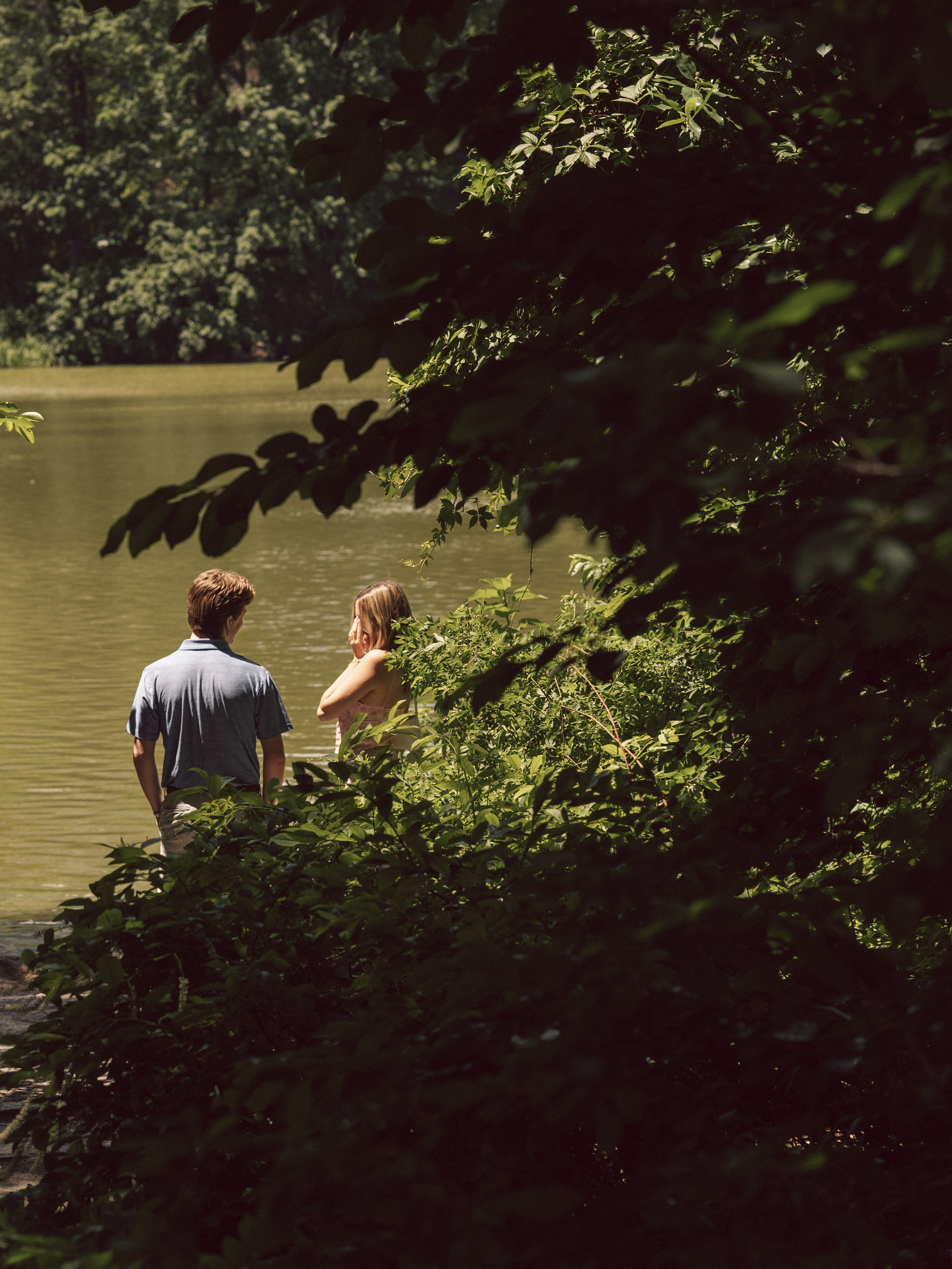 Surprise proposal Central Park. New York + destination photographer