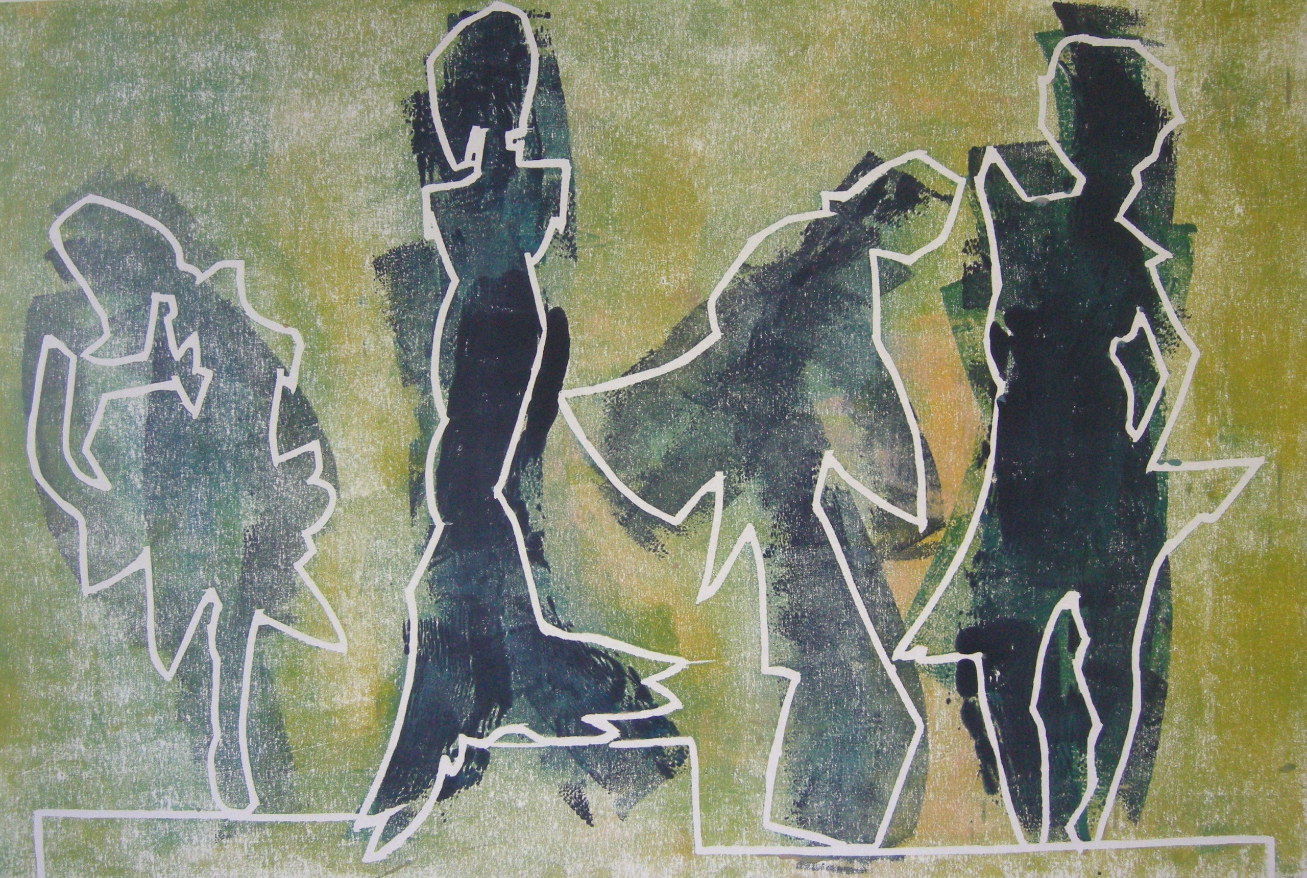 Die Siegerinnen 1, 2020 - 40x60 auf Papier 60x80