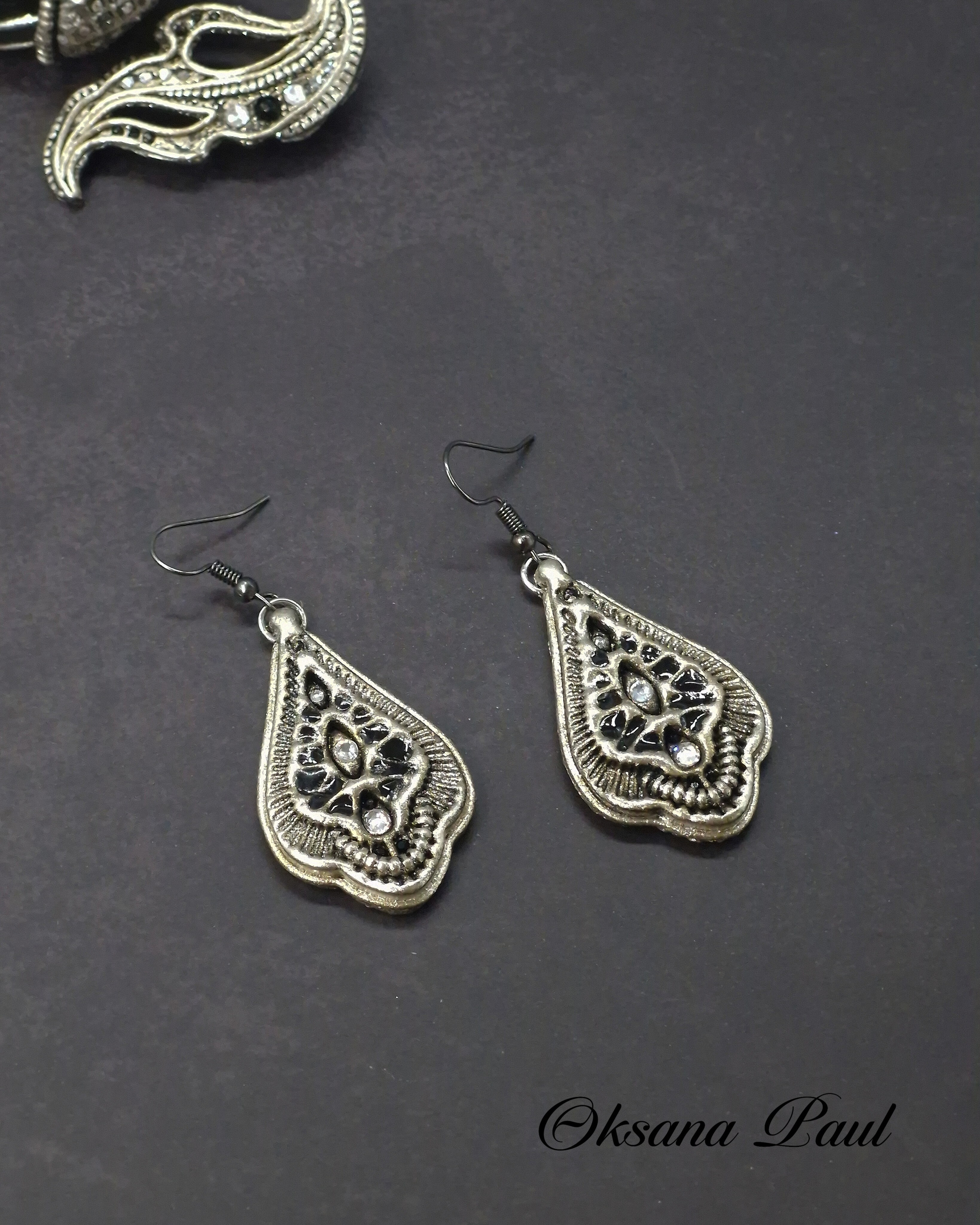 Серьги / Ohrringe ➜. Oksana Paul-Gardinen-Design Oksana Paul ✧ Art of Gardinen & Textile Design ✧ Polymer Clay Art & Handmade Creatures