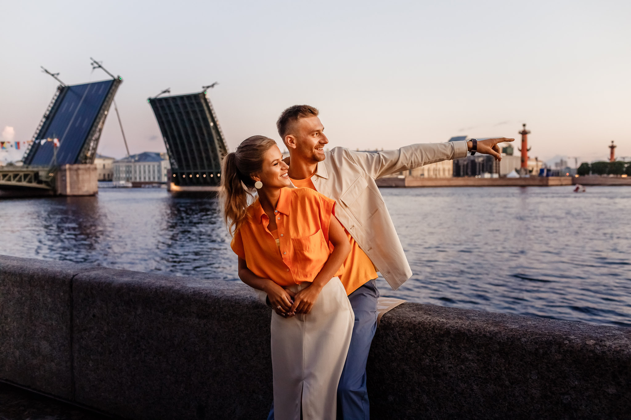 Love story in Saint Petersburg