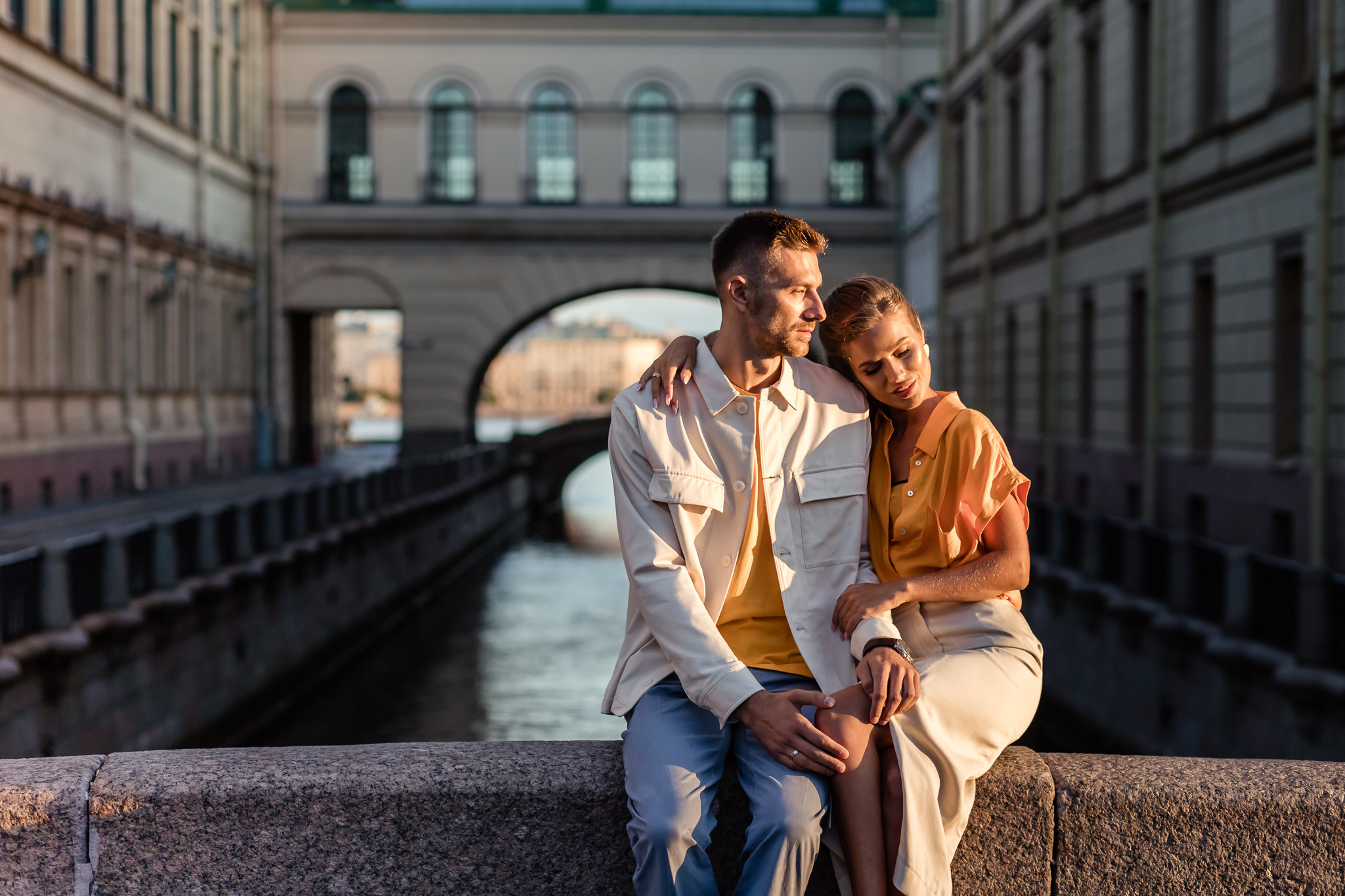Love story in Saint Petersburg