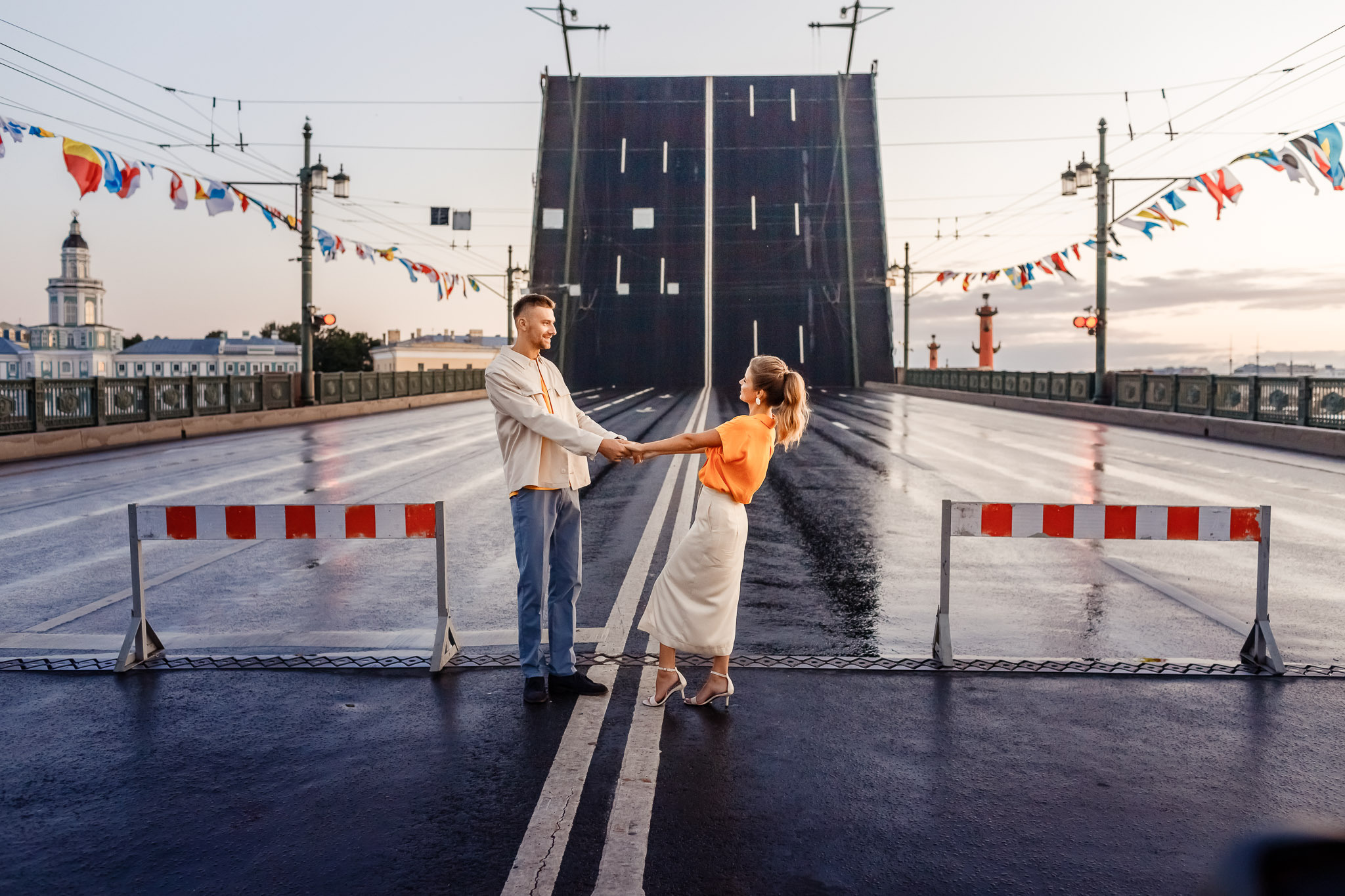 Love story in Saint Petersburg