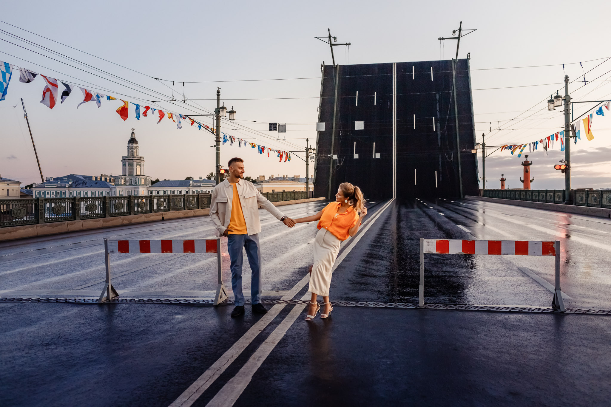 Love story in Saint Petersburg