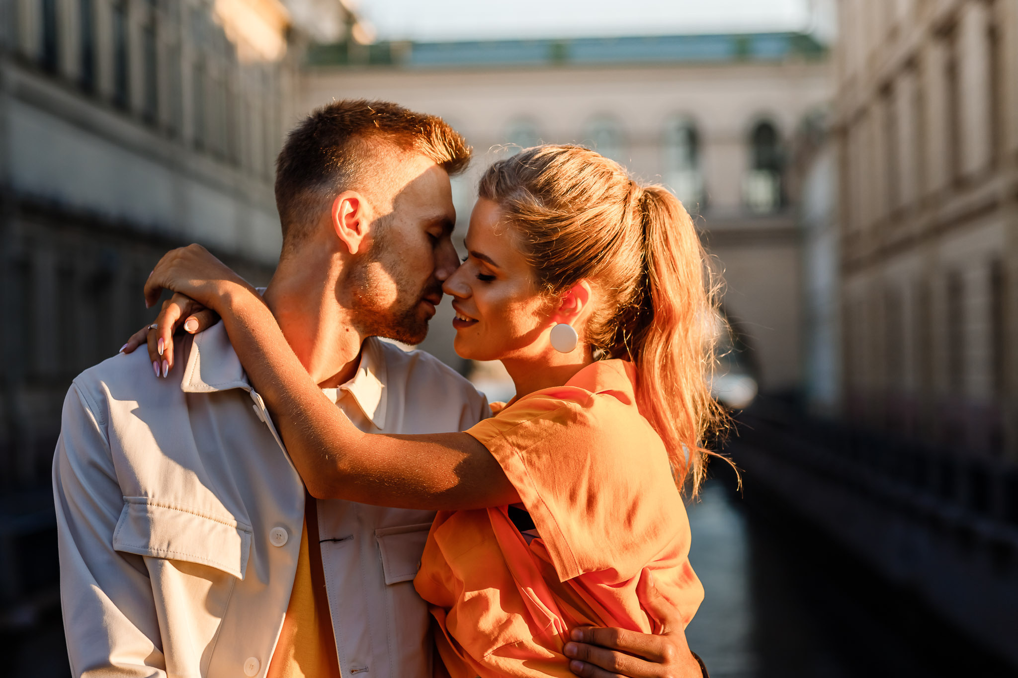 Love story in Saint Petersburg