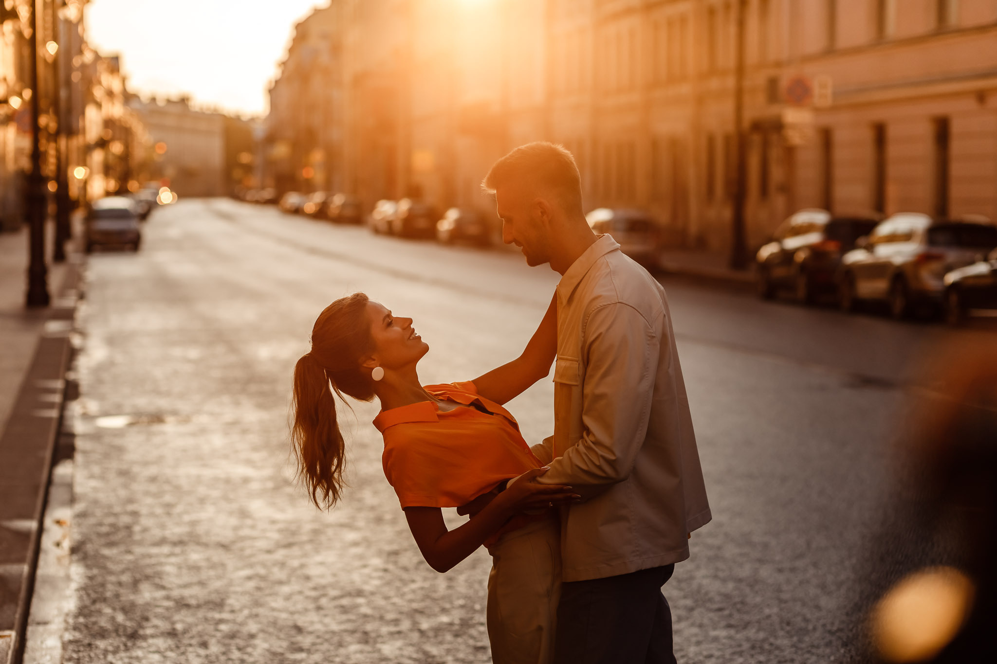 Love story in Saint Petersburg