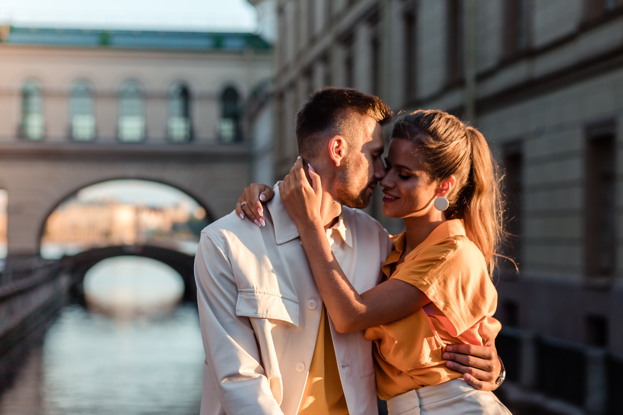 Love story in Saint Petersburg