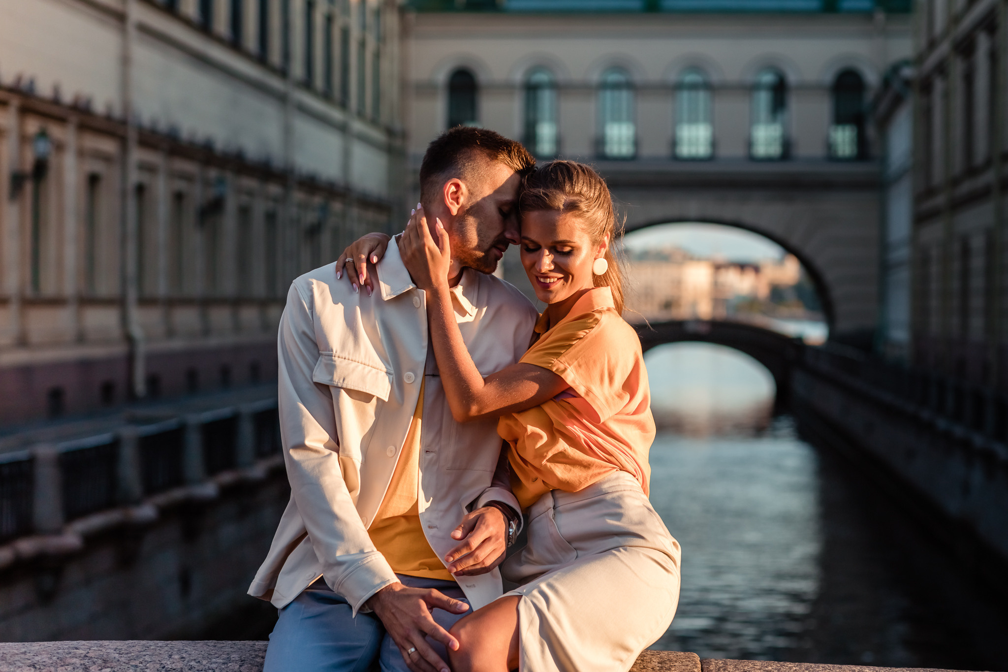 Love story in Saint Petersburg