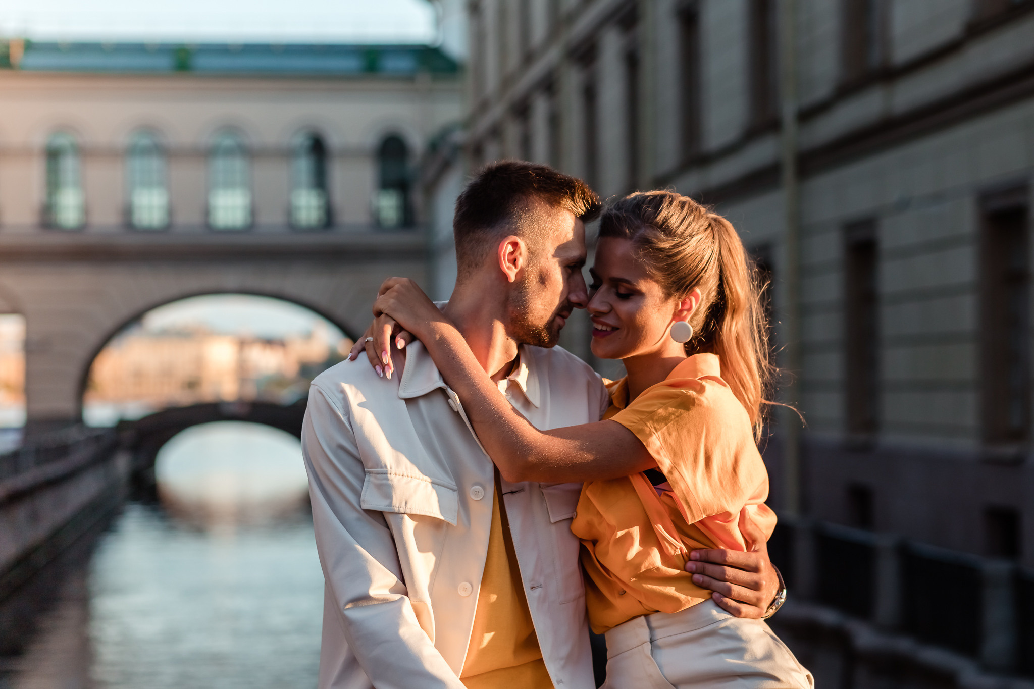 Love story in Saint Petersburg