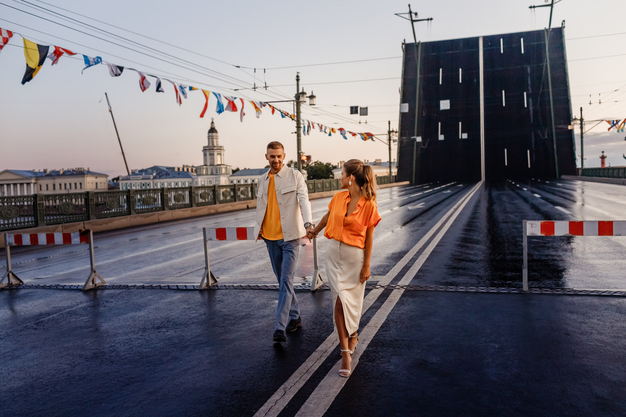 Love story in Saint Petersburg