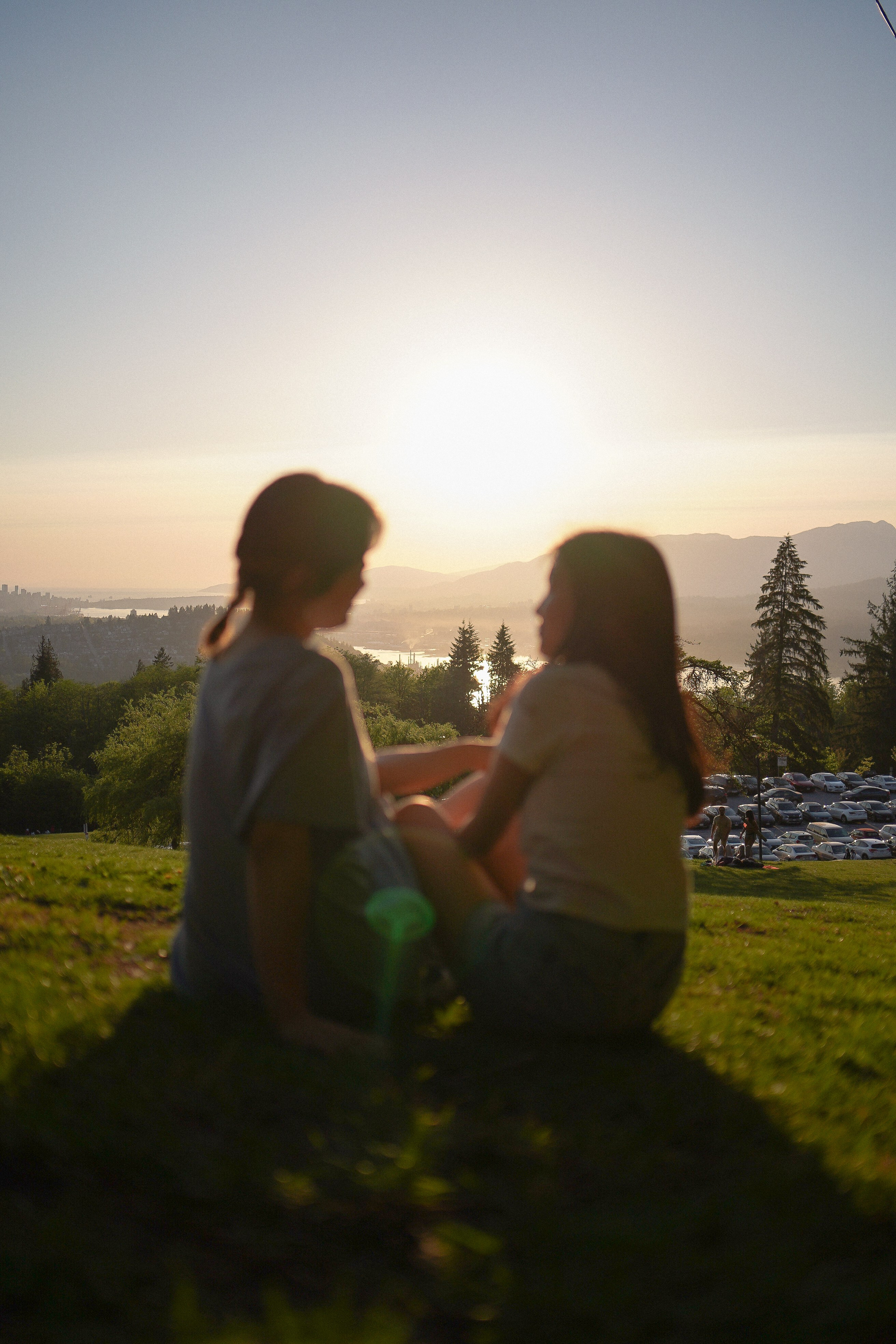 Young and her daugher
