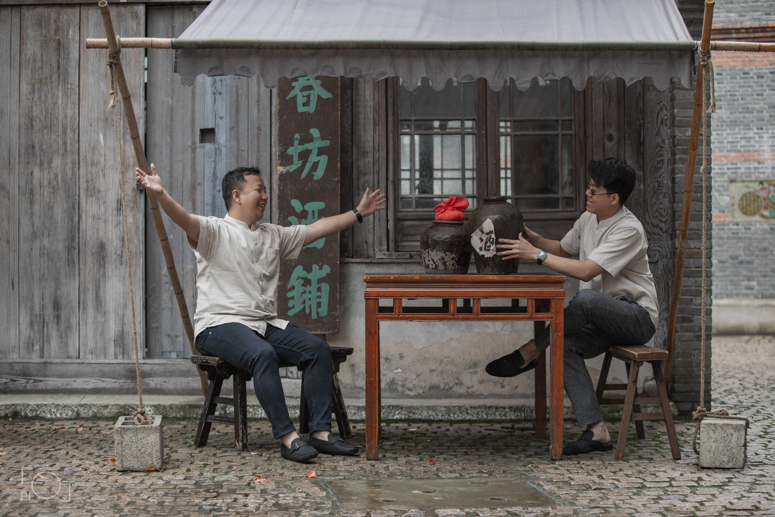 Семейная фотосессия в шанхайской киностудии. Photographer in Shanghai — Lola Pidluskaya