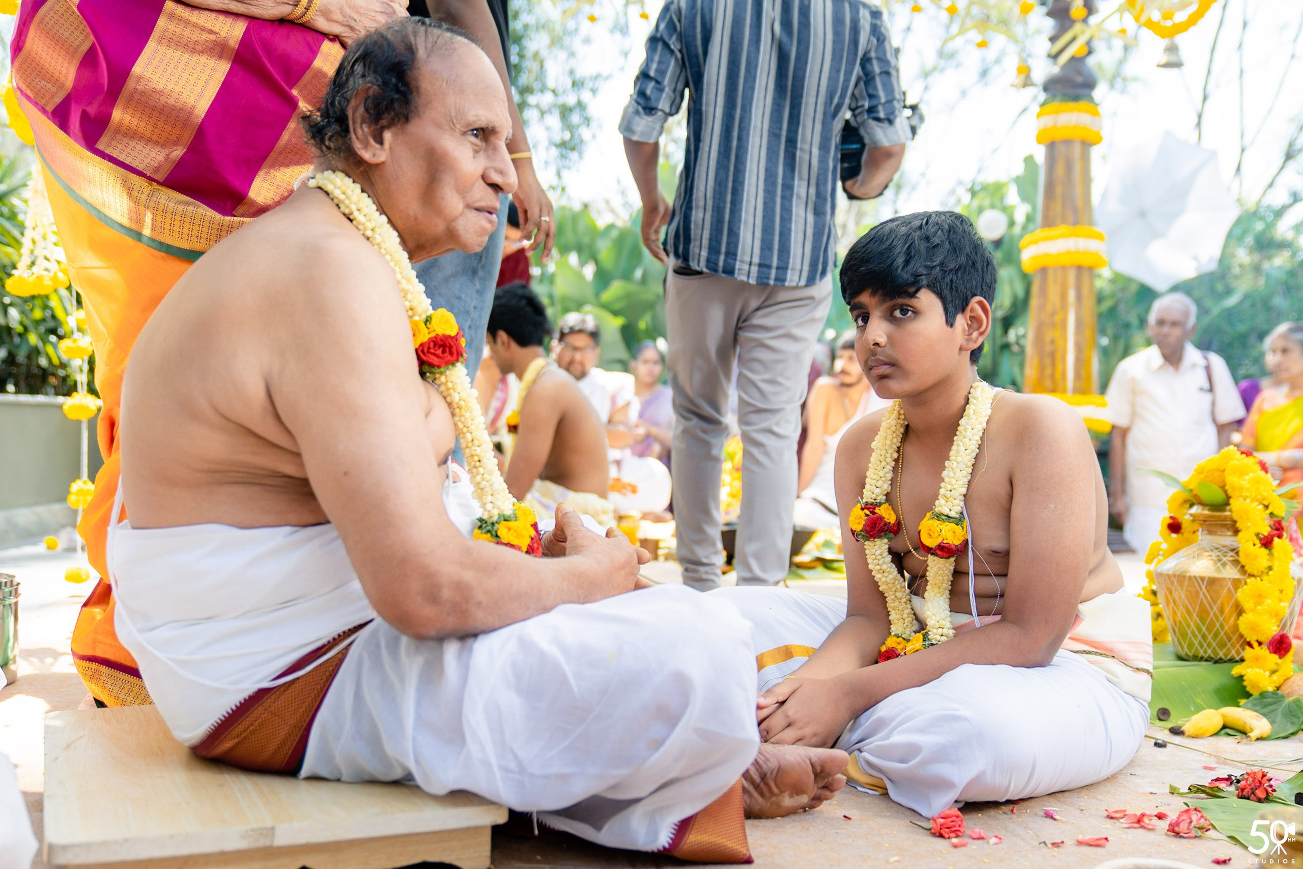 SANJAY AND SAKETH UPANAYANA. 50mm STUDIOS