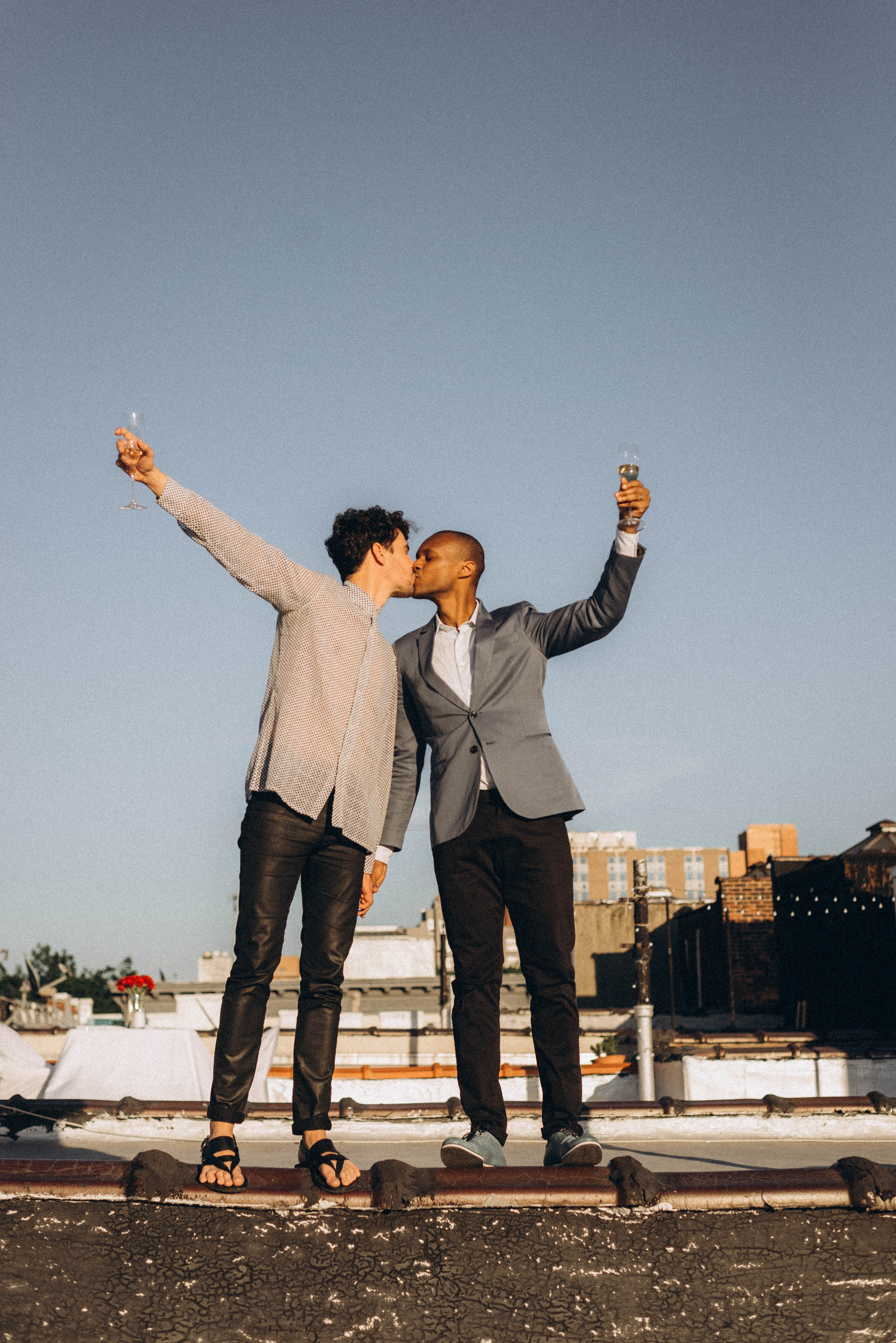 Bride-to-be smiling after proposal in Central Park.