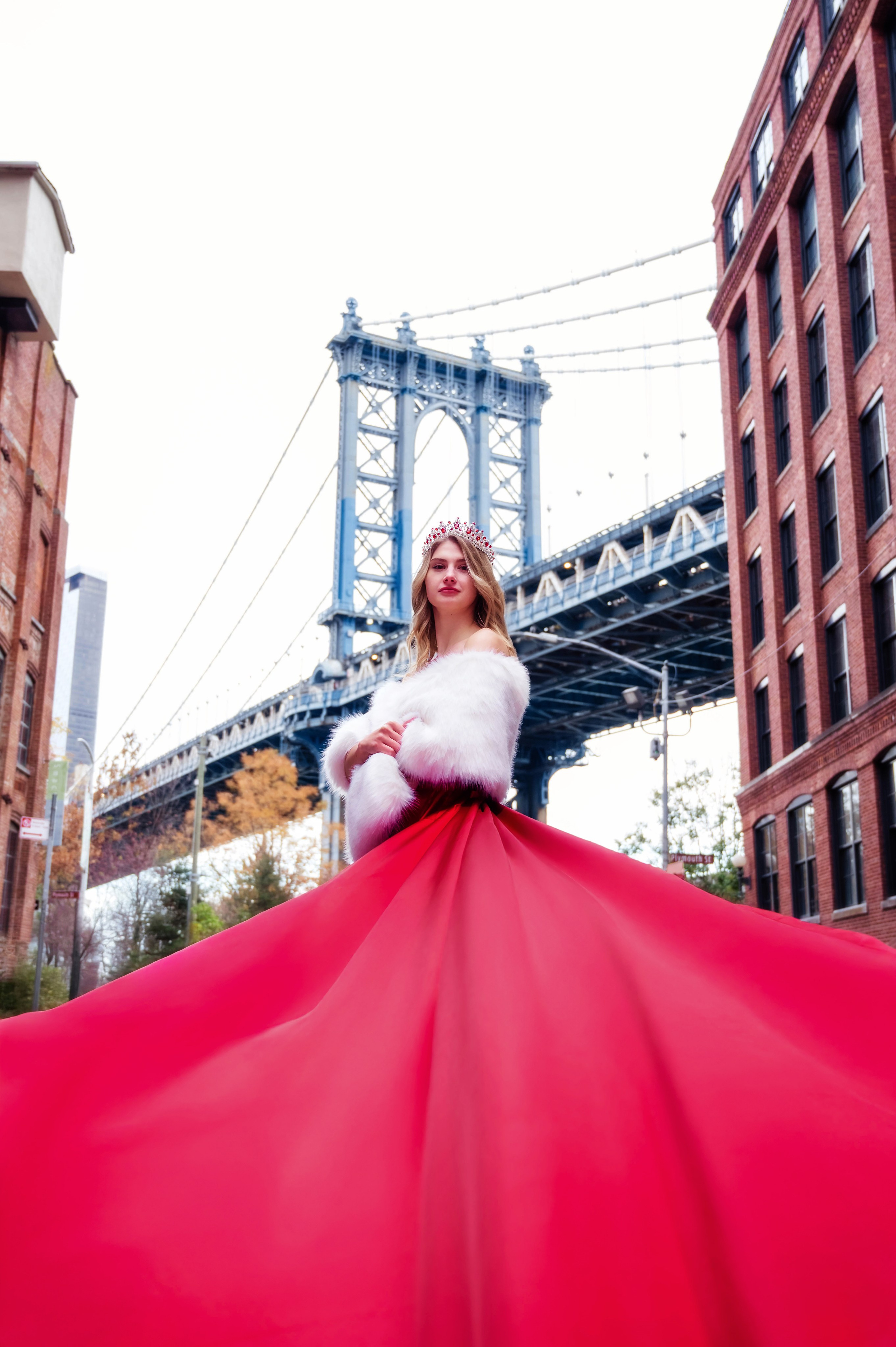 Flying dress. Alena Galieva New York Photographer