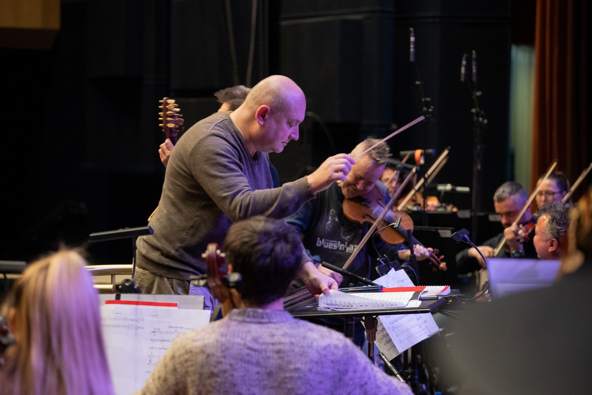 Найджъл Кенеди и Георги Андреев — репетиция и концерт в София, 13.02.2025. Александър Сандев - website