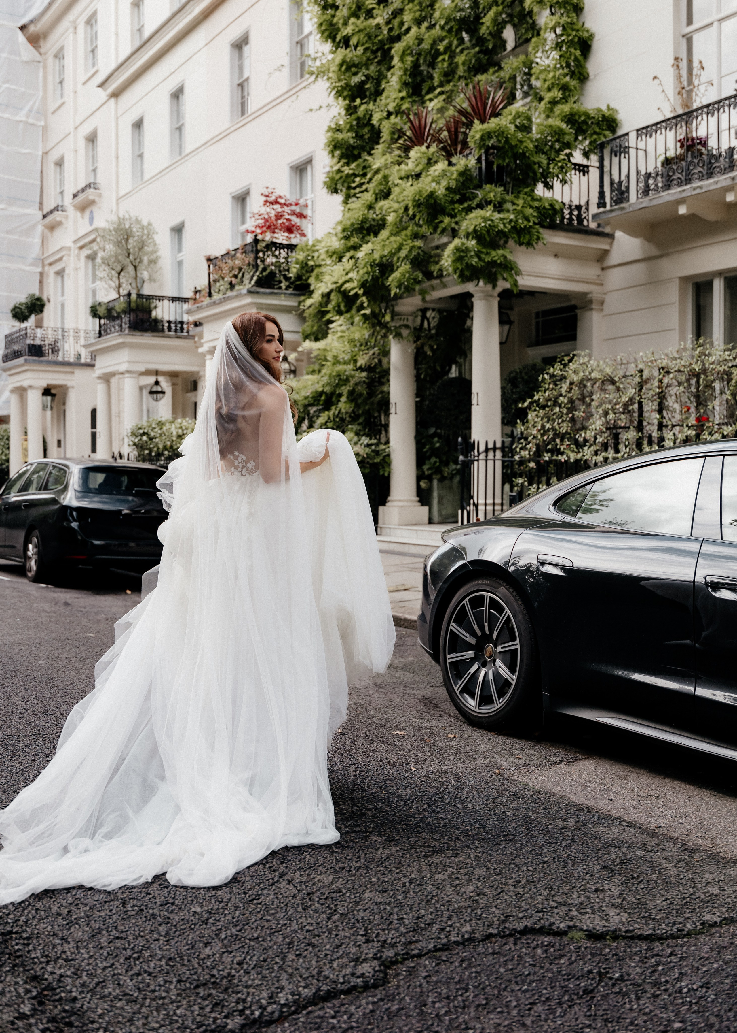 Elegant Wedding London Belgravia Elopement couple. Timeless Wedding & Event Photography from London to the world