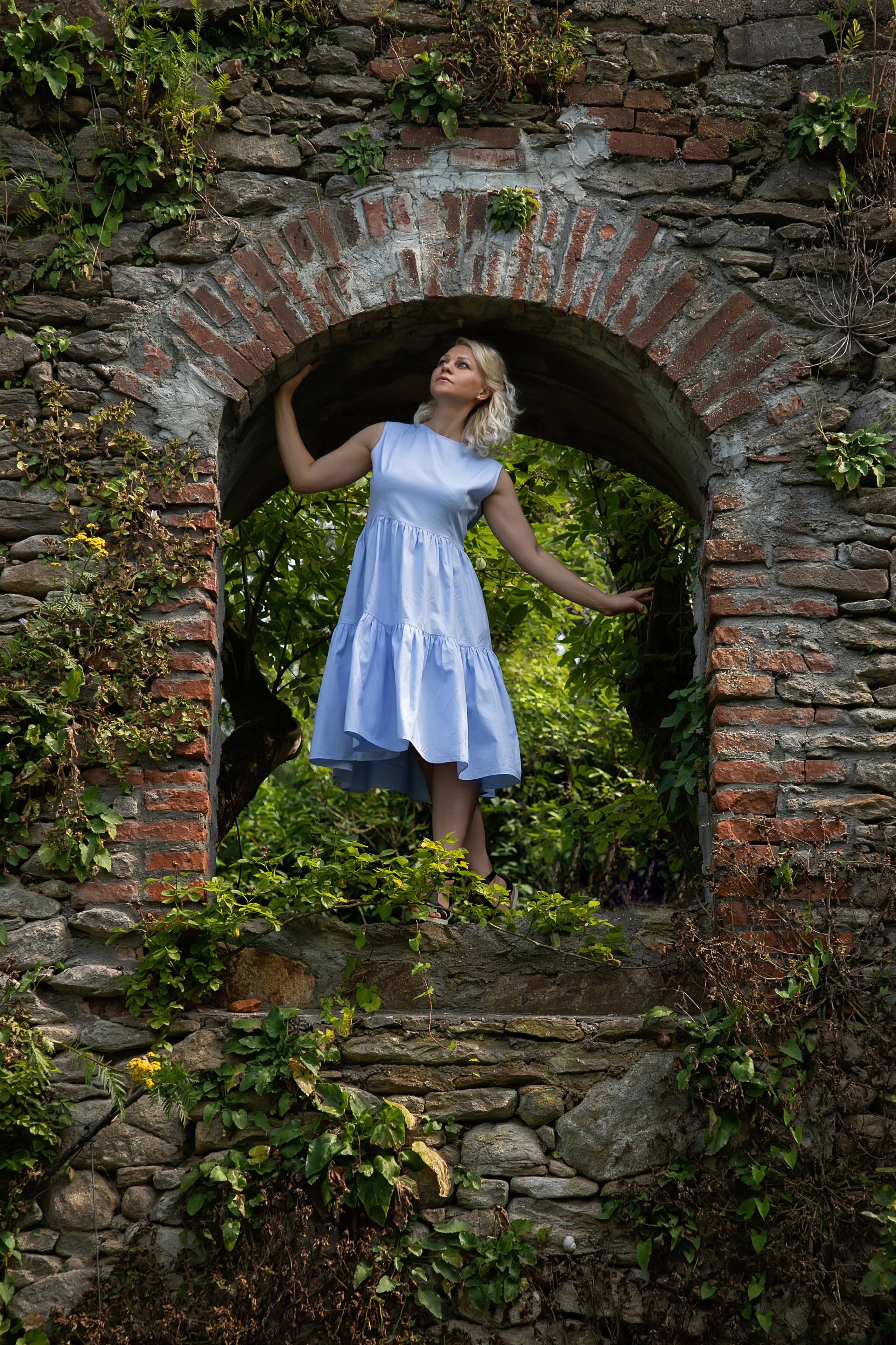 Fotoshooting im Garten mit Hut - In waiting…