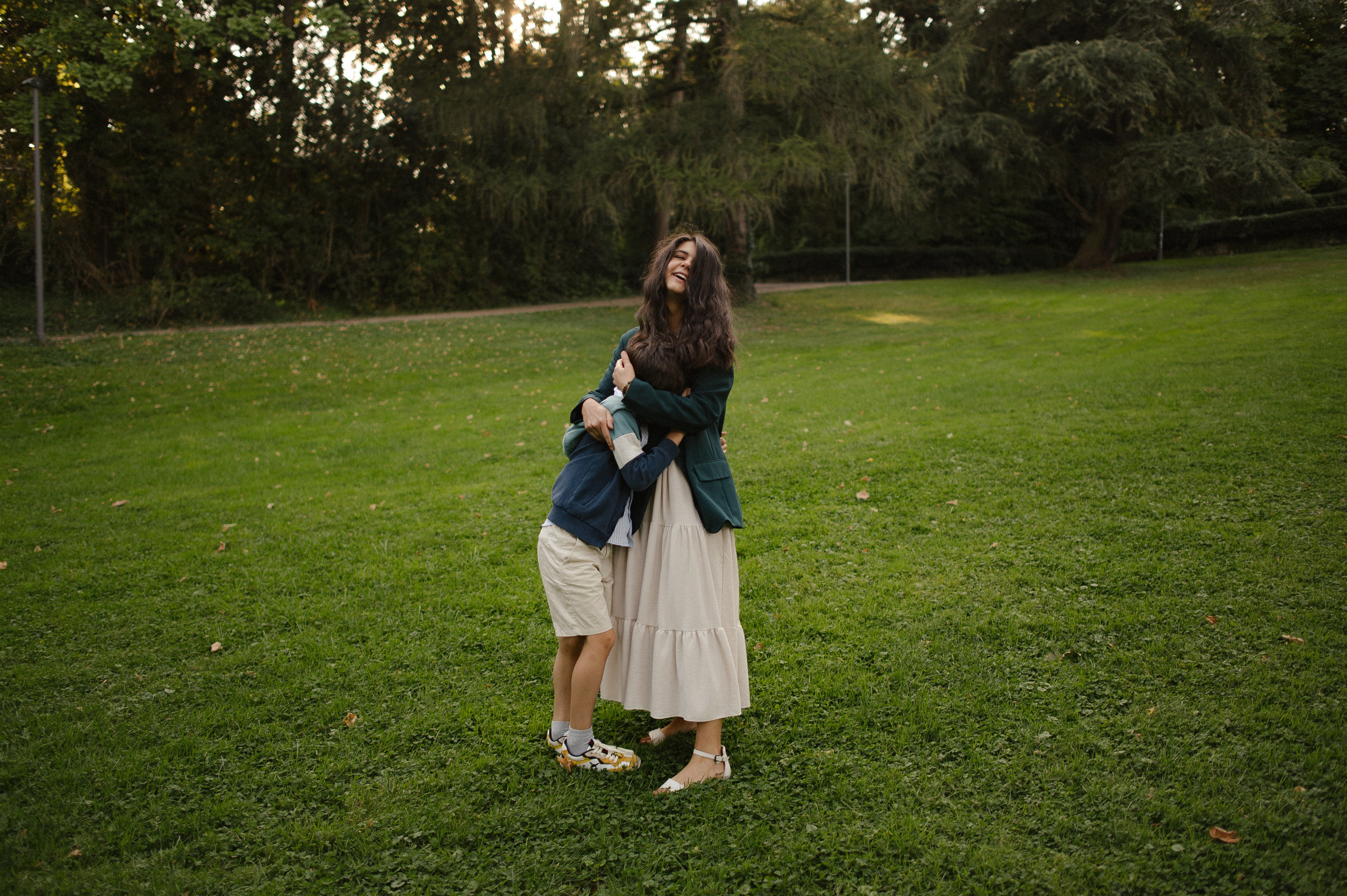 Lena, Andrey i samokat