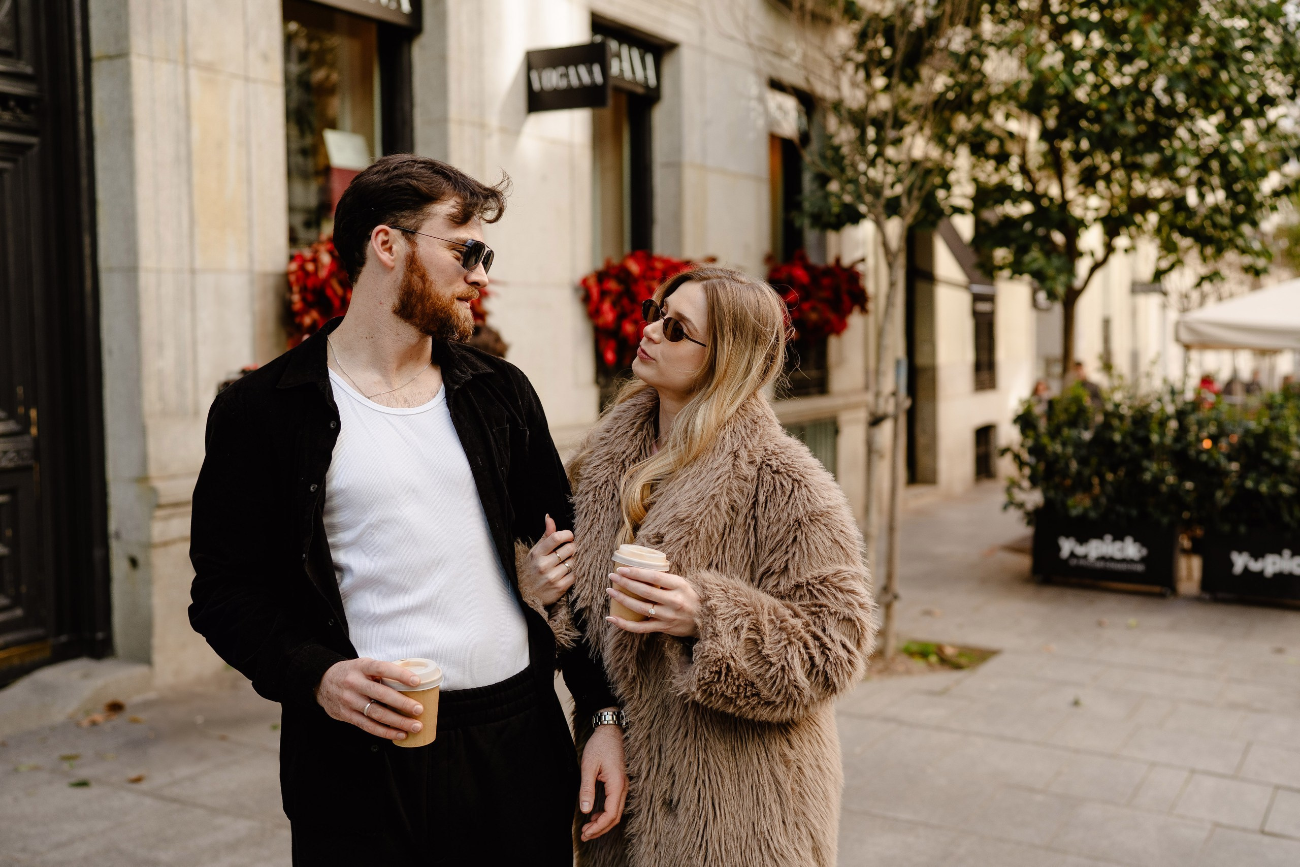 Engagement photoshoot in Salamanca, Madrid. Madrid Photographer for Proposals, Engagements & Families | Anya Petrova