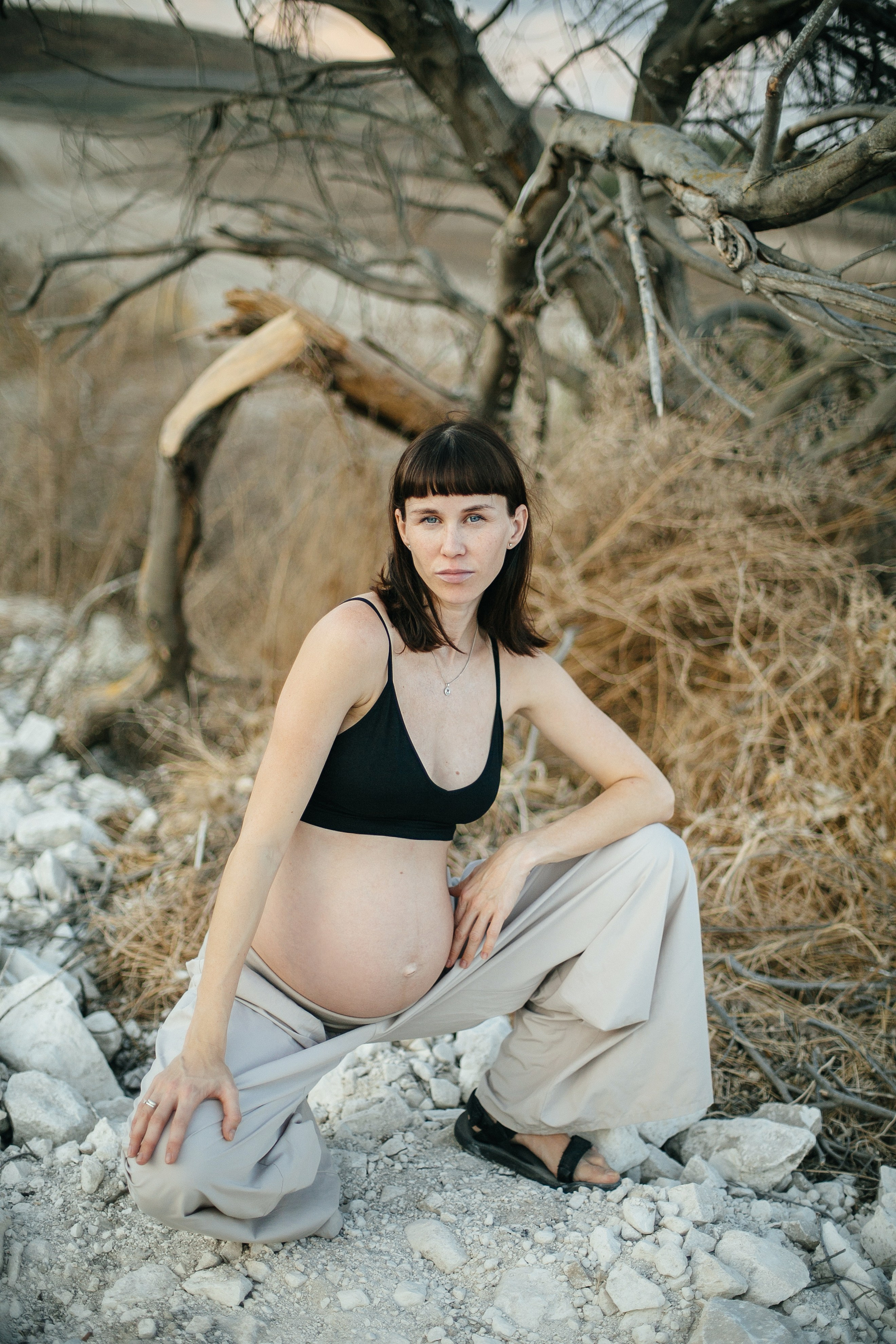 Kiryat Tivon field. Family photographer in Israel