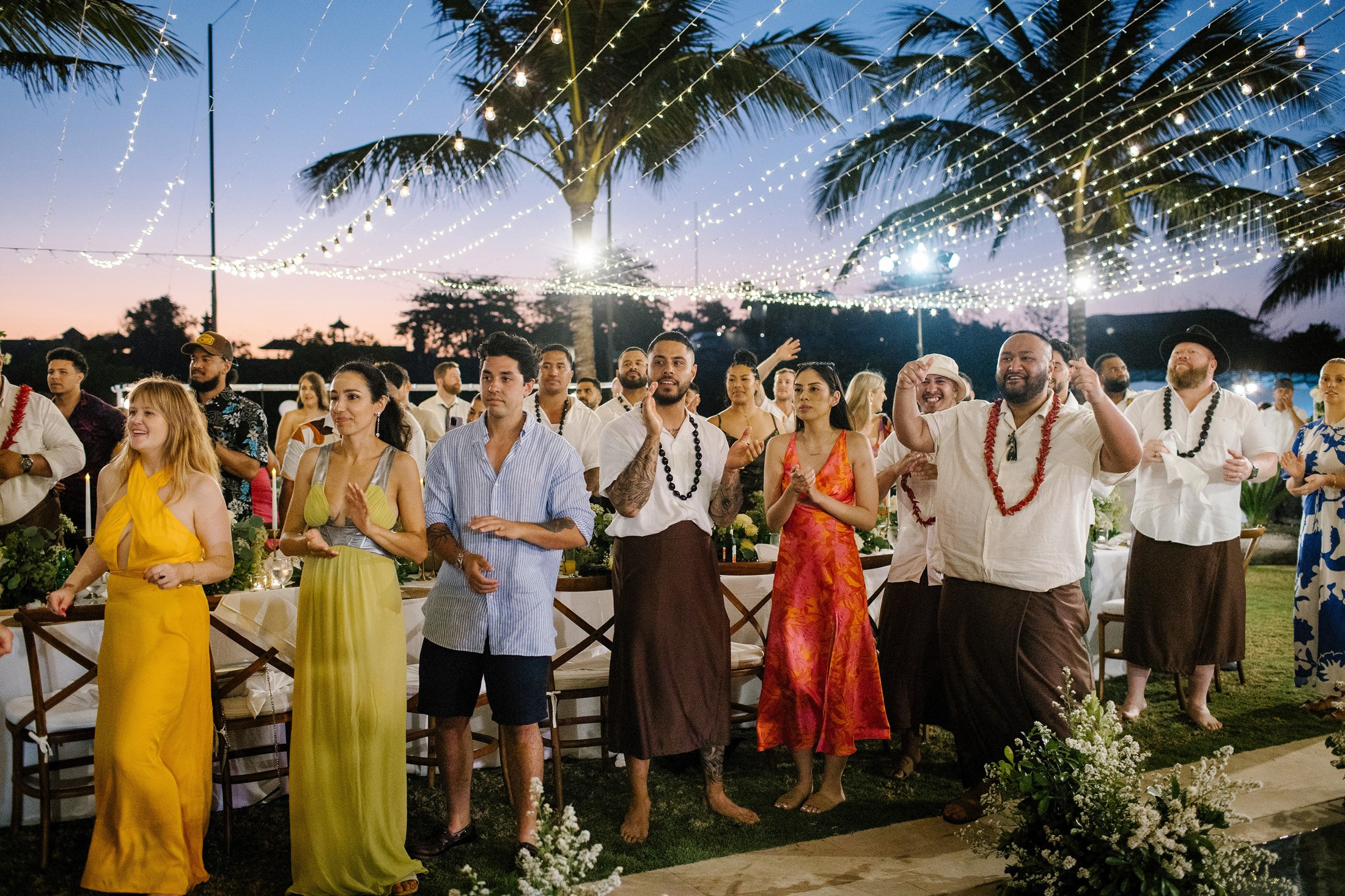 Big funny wedding with guests in paradise Bali island. Get.it.feel — Aesthetic Photography and Videography